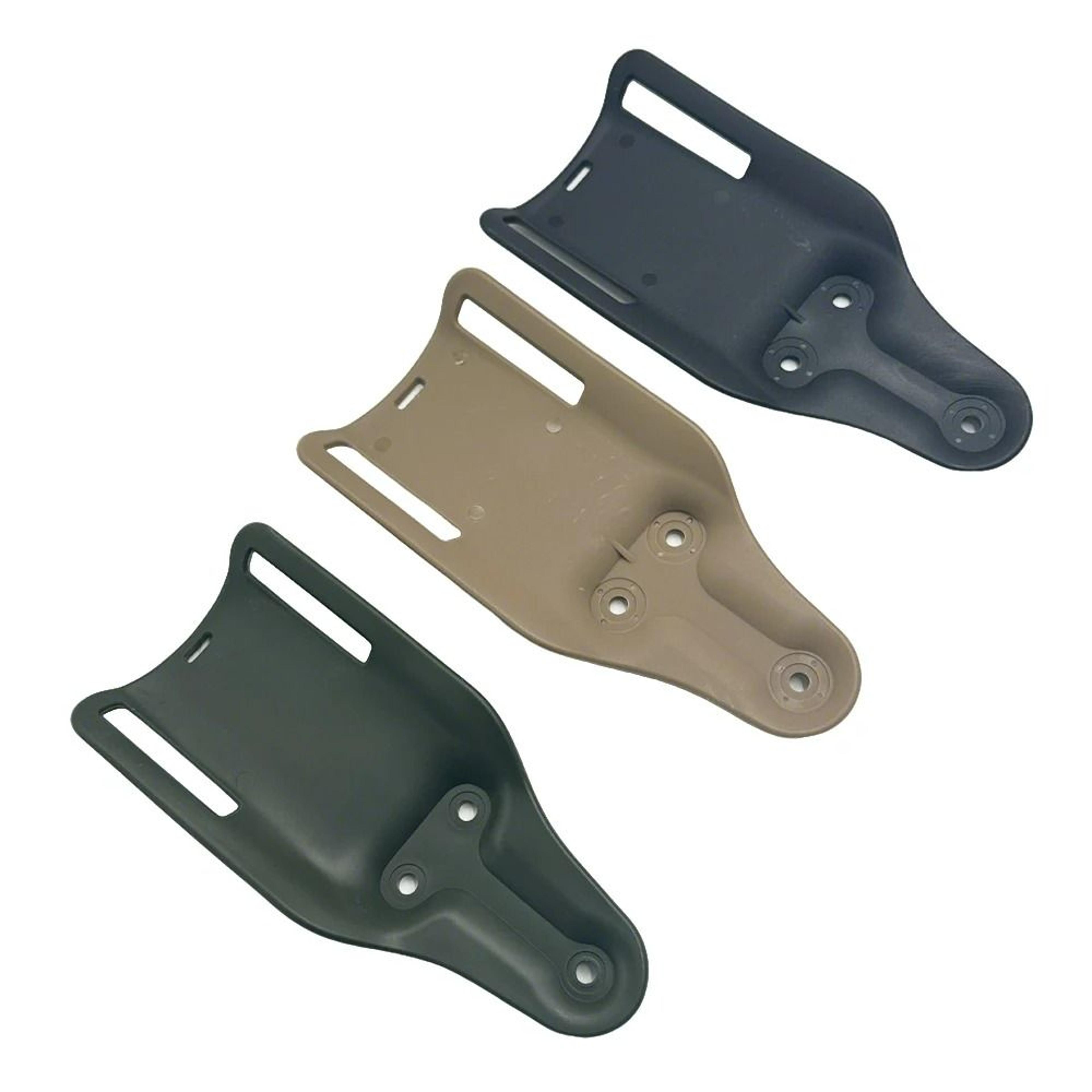 QuickLocking Modular Holster Mount Kit With Receiver Plate LowRide Belt Loop  Thigh Strap 2