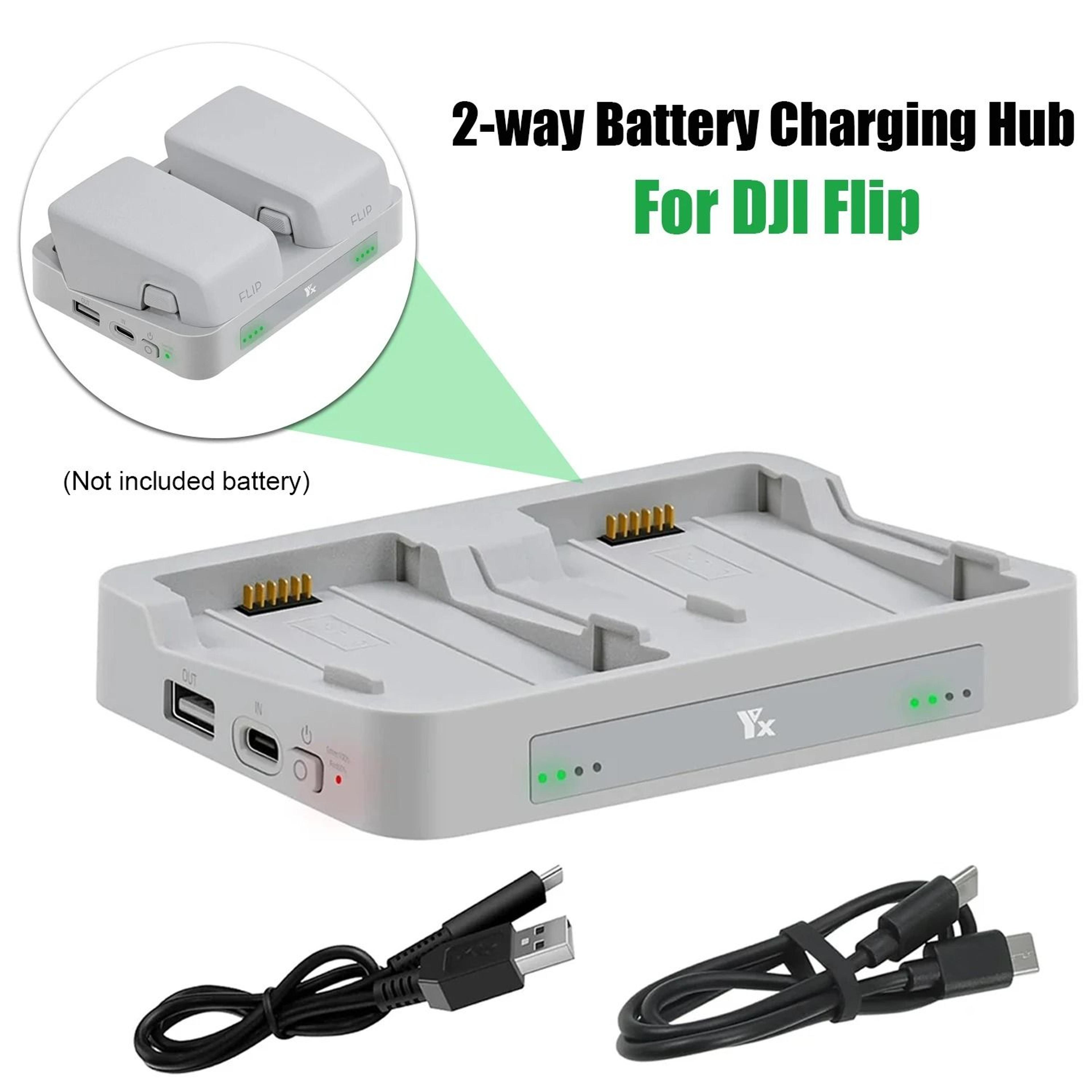 DualSlot Fast Battery Charging Hub  Mobile Power Bank Manager For Compact Folding Drones 1