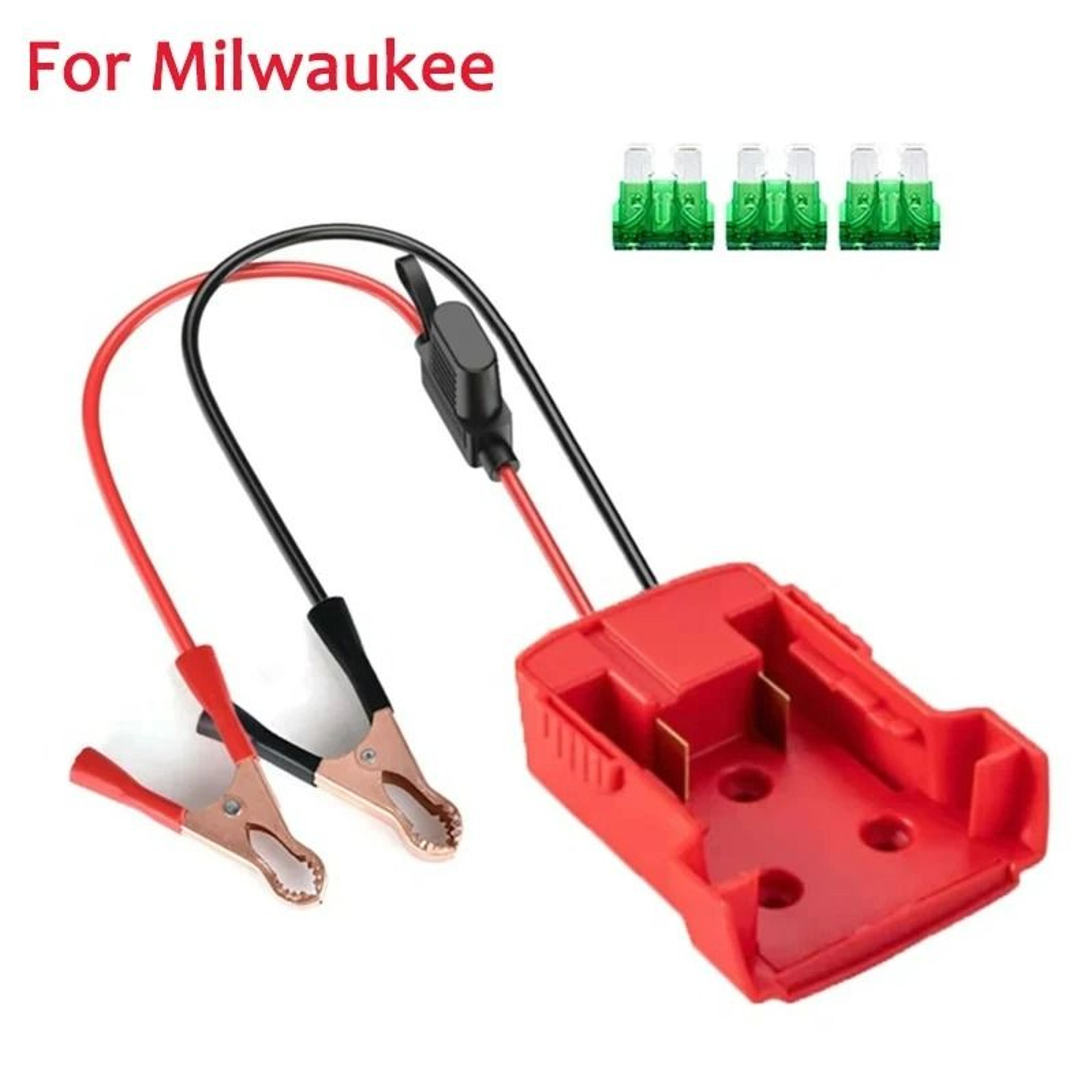 Emergency Vehicle Battery Booster Cable Adapter For 18V20V Lithium Power Tool Batteries 7