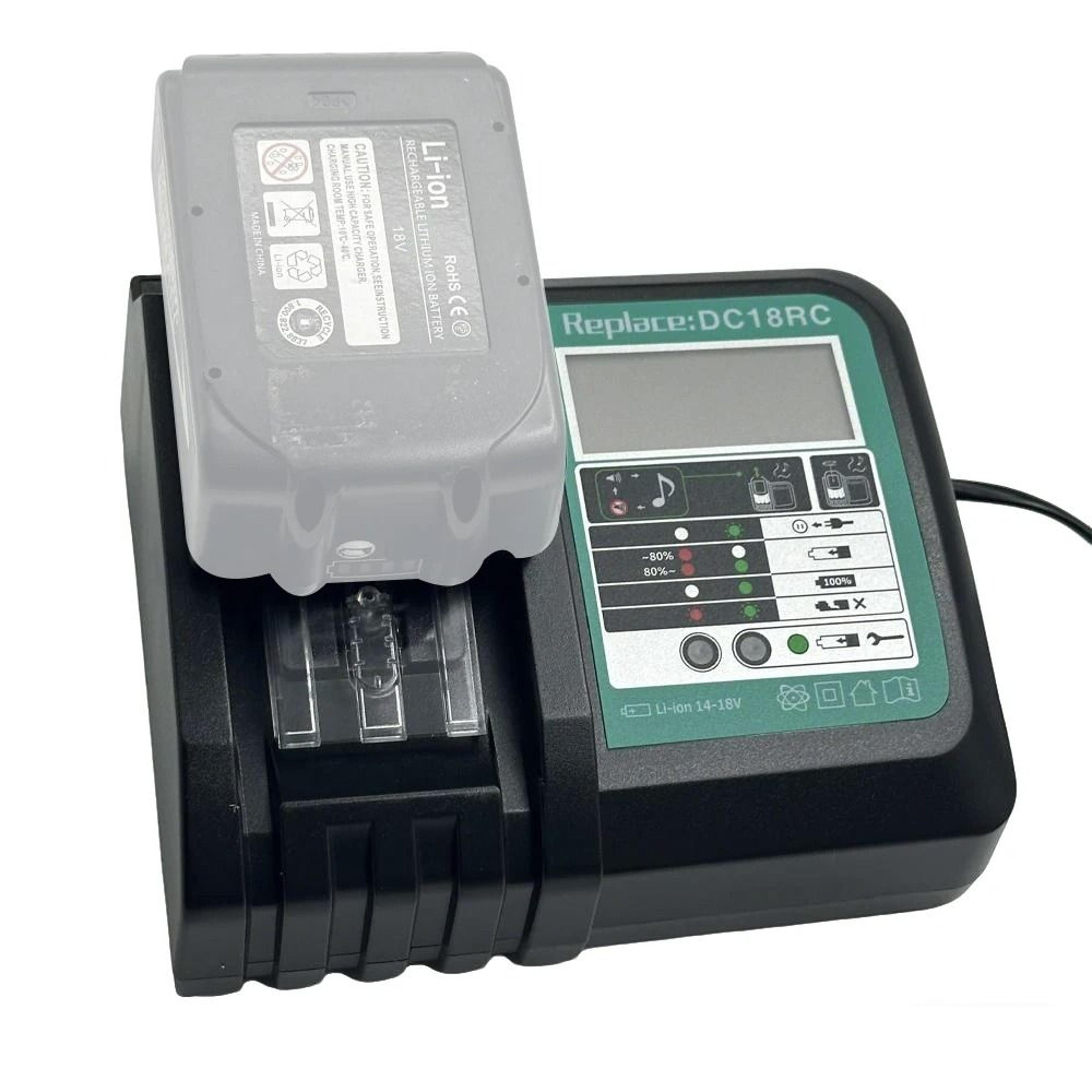 Fast 3A Intelligent Replacement Battery Charger For 144V18V LithiumIon Power Tool Batteries 2