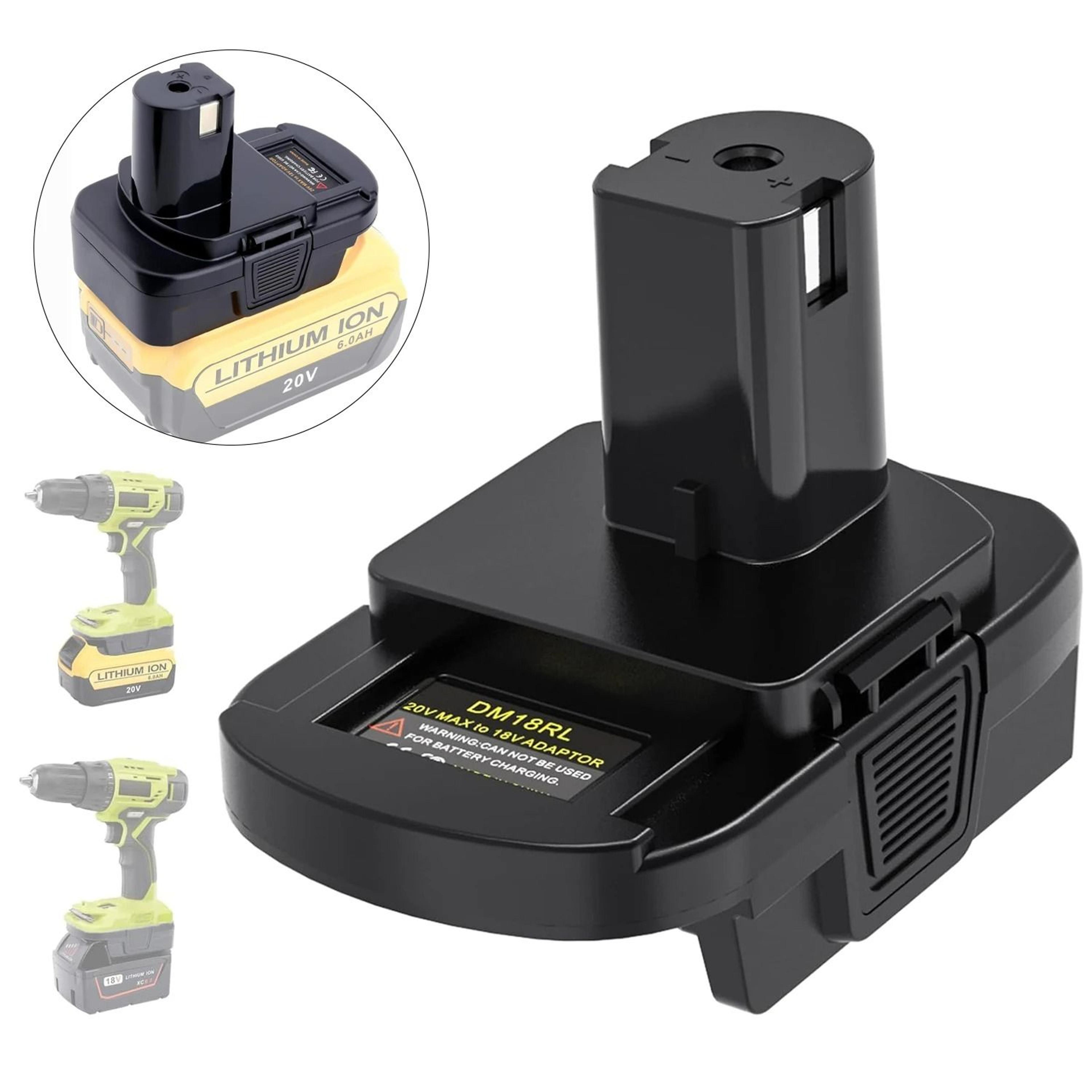 cross-platform battery converter adapter for 18v-20v lithium batteries to 18v pod-style cordless tools