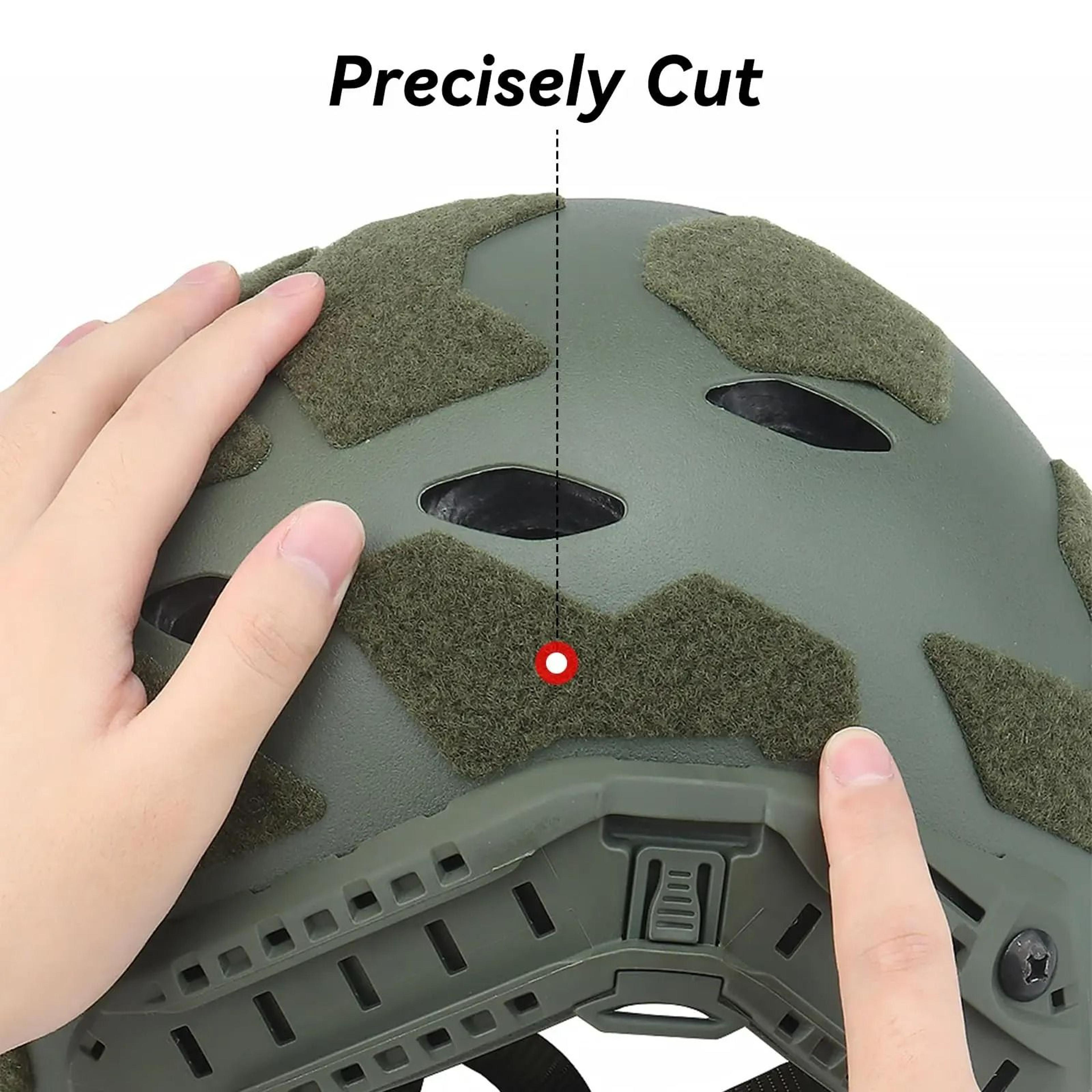 Universal Exterior Tactical Helmet HookandLoop Sticker Kit For FAST Helmets 4