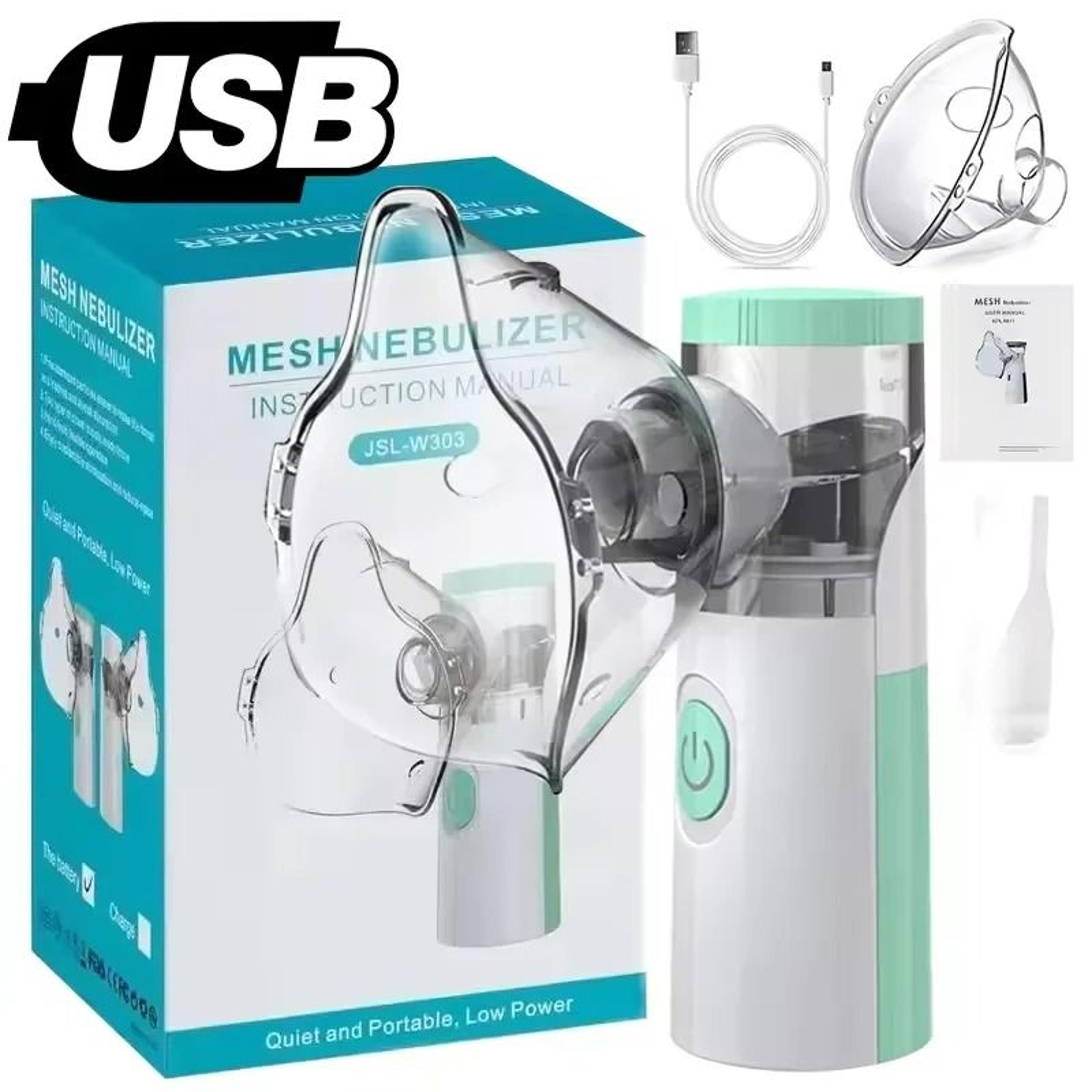Portable Ultrasonic Silent Mesh Nebulizer For Kids Adults  Pets 11