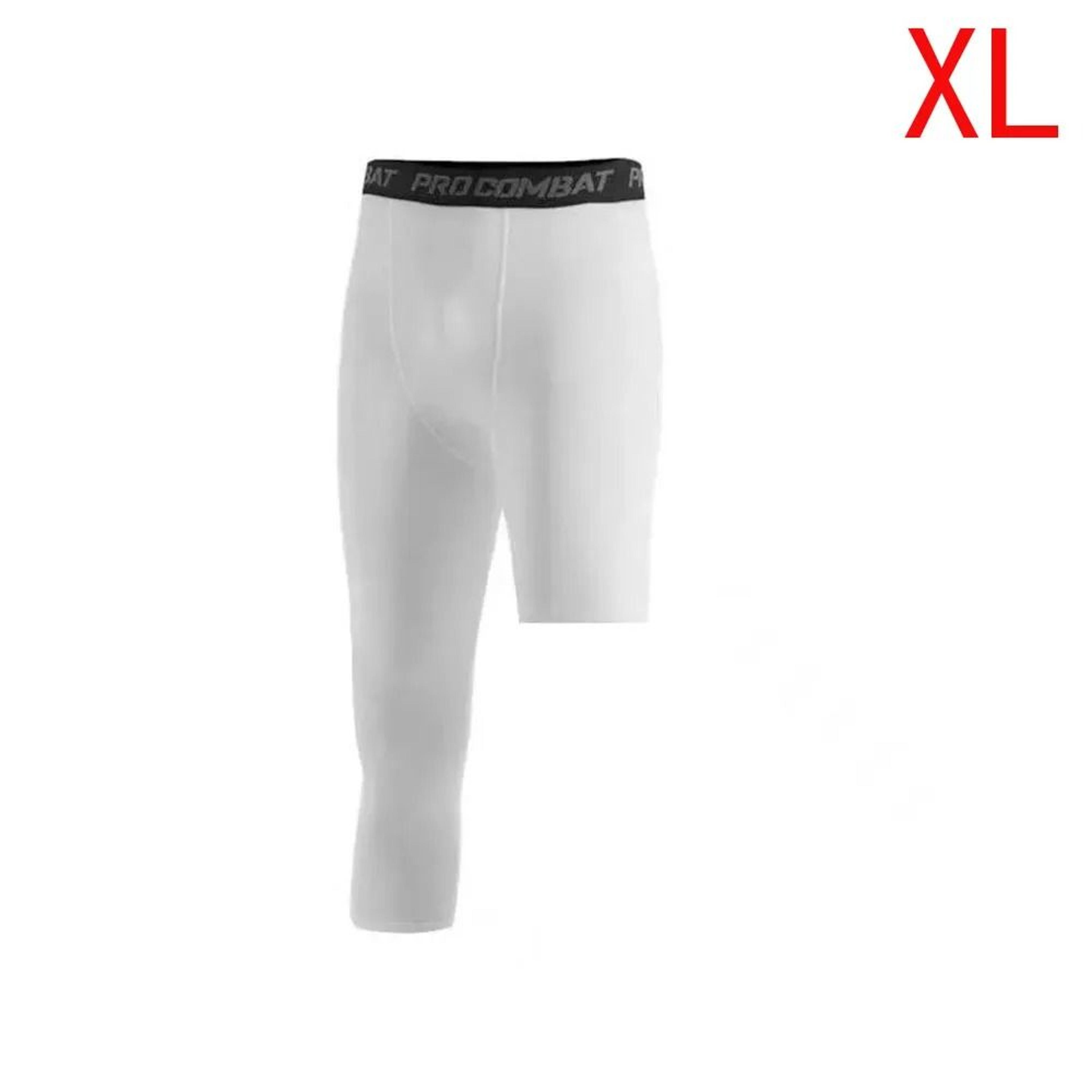 Mens OneLeg Compression Basketball Tights  Asymmetrical Sports Leggings 10