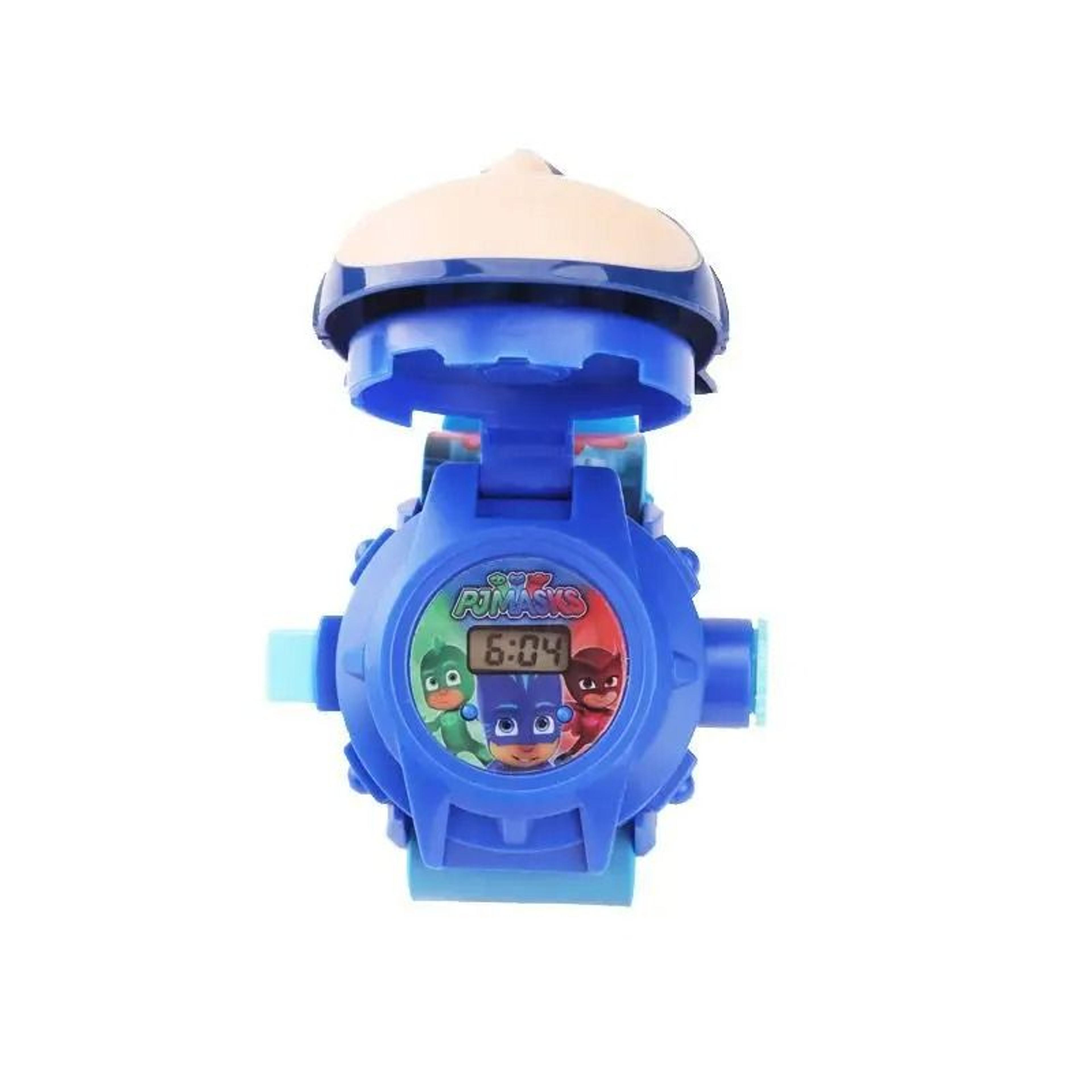 Kids Superhero 3D Character FlipCover Glow Digital Wristwatch 3