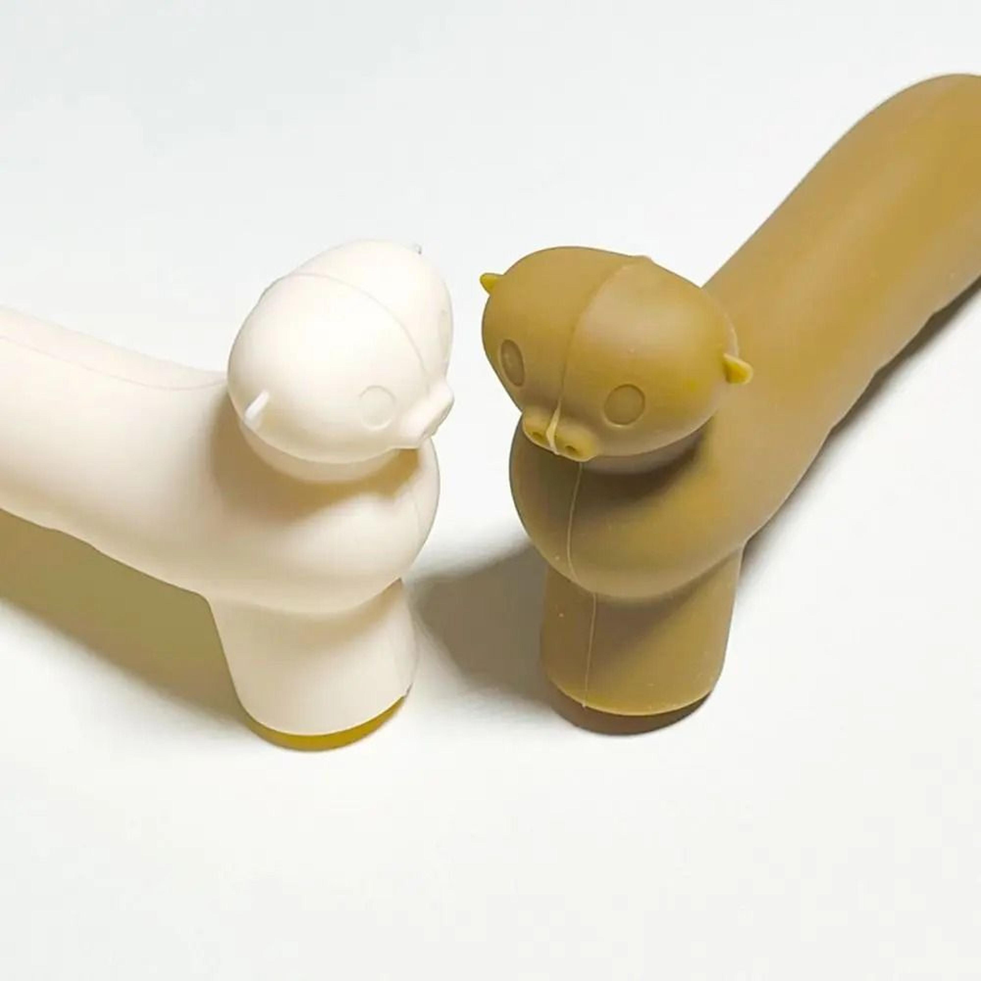 Cute Silicone AntiCollision Door Handle Cover  Baby Safety Protector 3