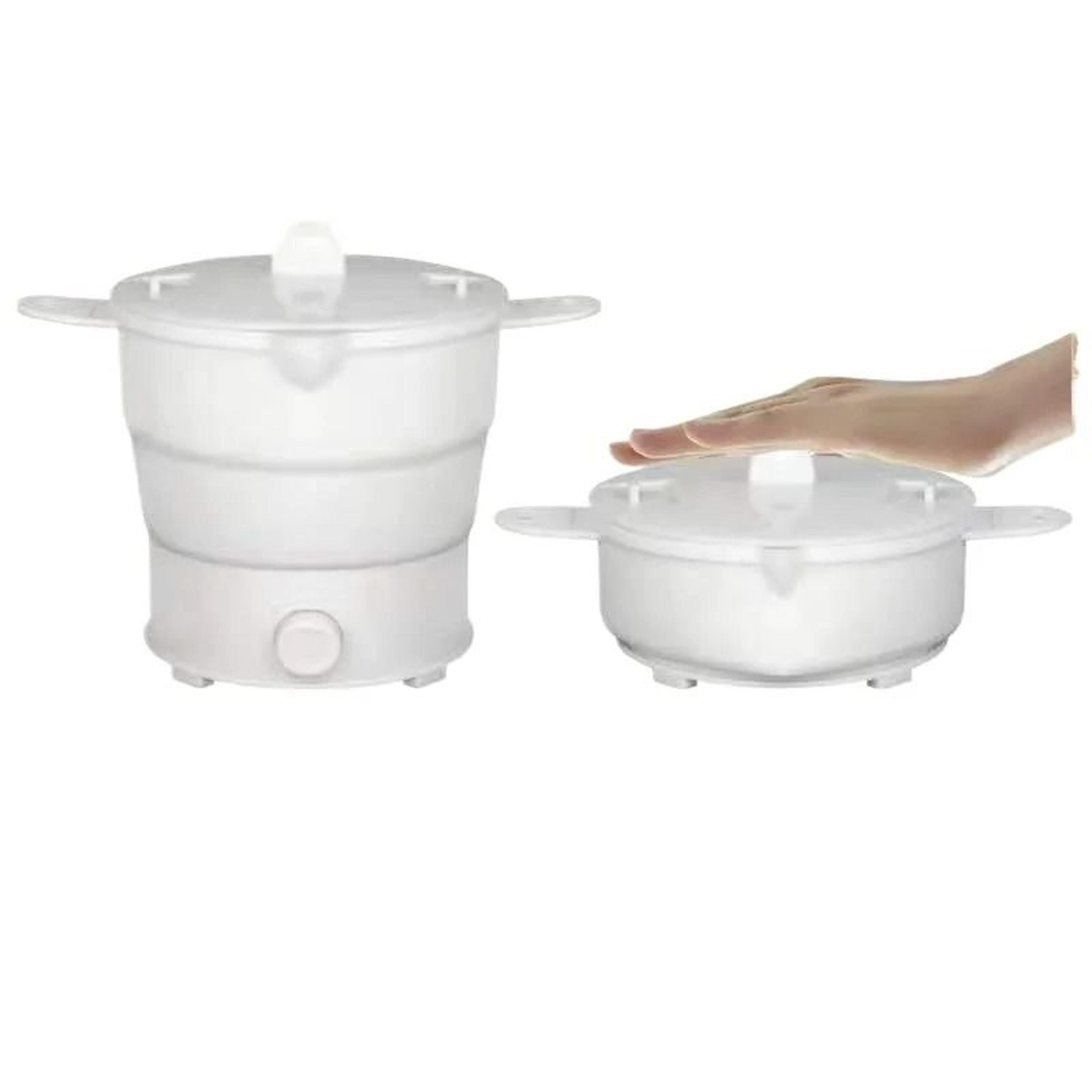 Portable Foldable Electric Travel Cooker Pot  Baby Milk Warmer 2