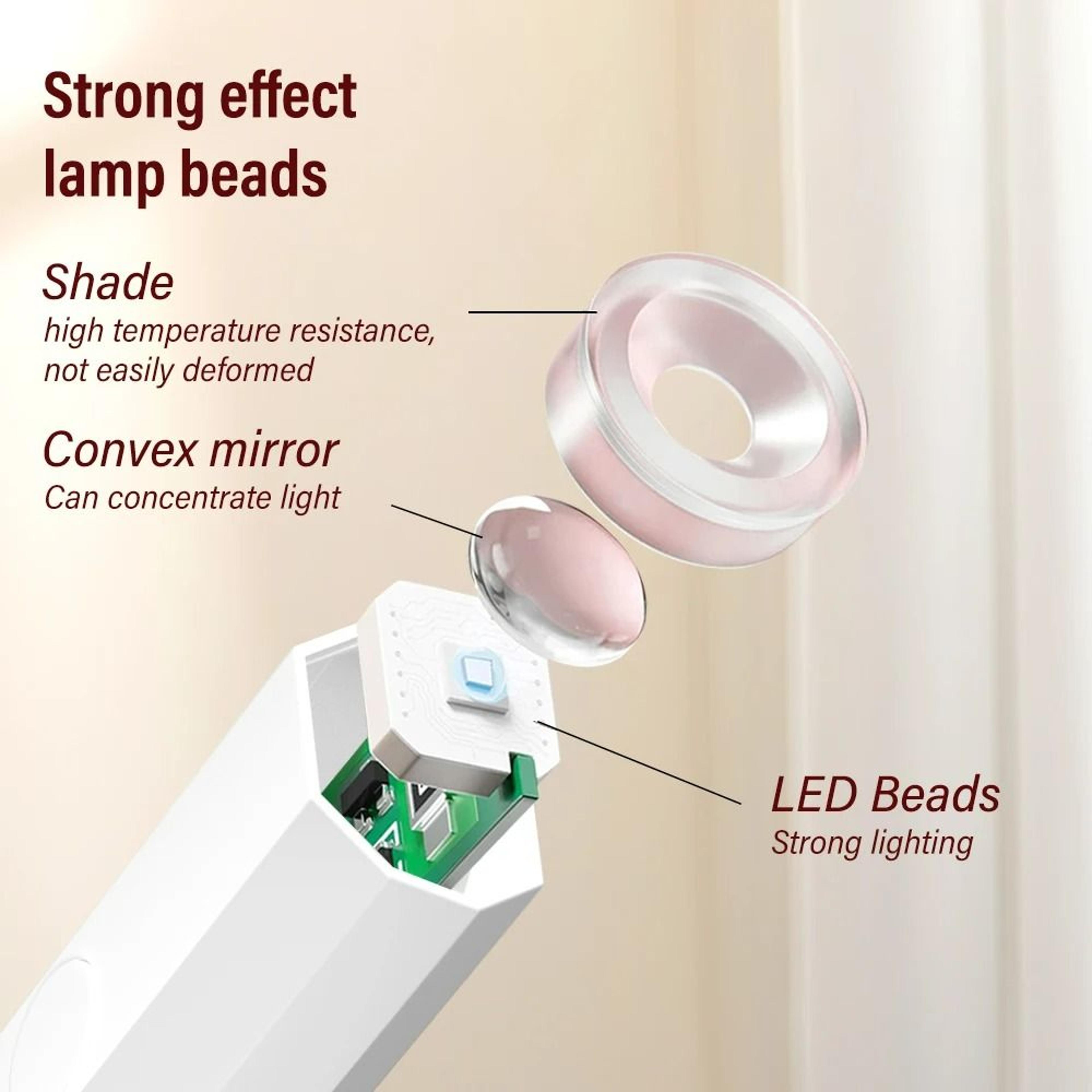 Portable Handheld Rechargeable Mini UV LED Gel Nail Lamp 3W 3