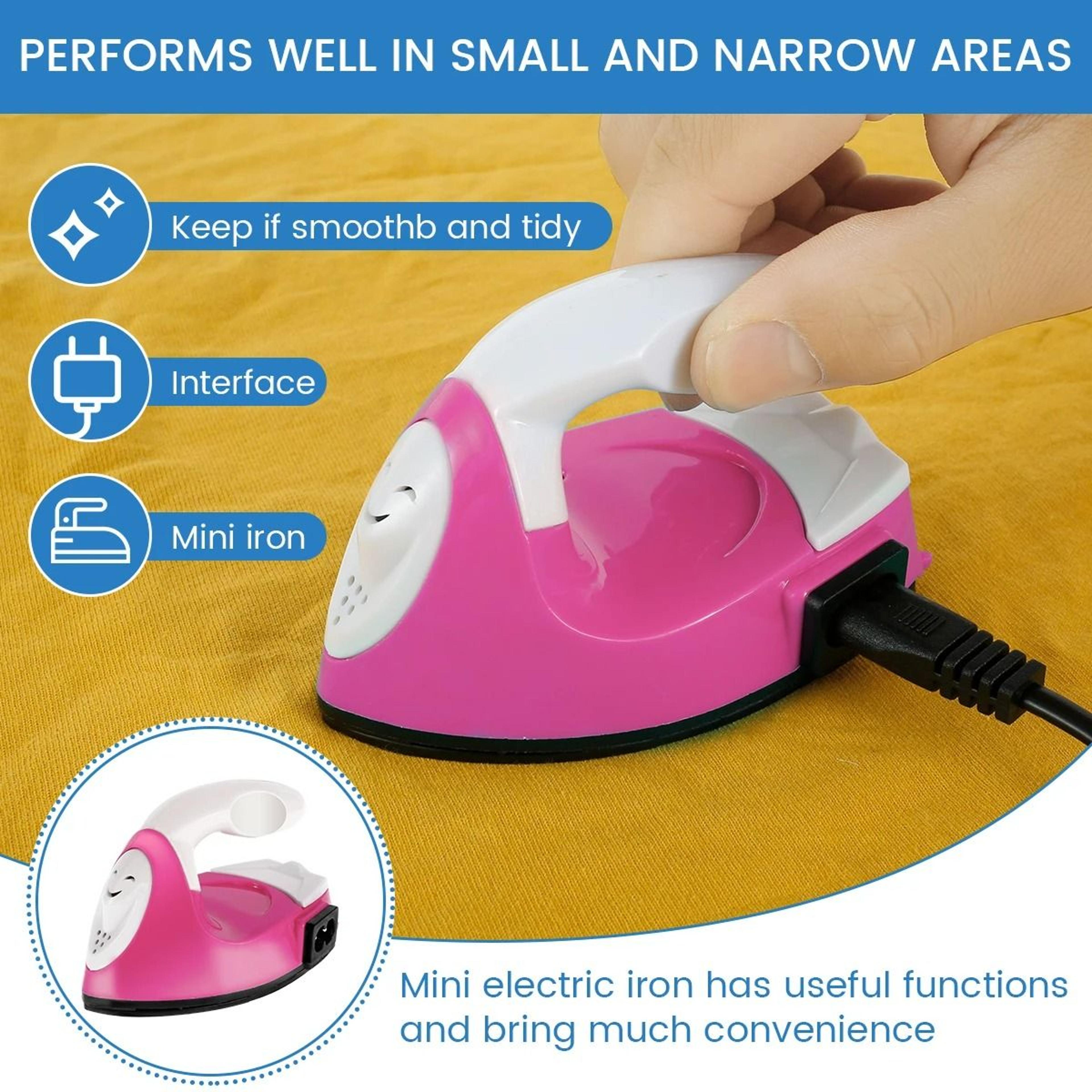 Mini Portable Craft Heat Press Iron With Silicone Base 4
