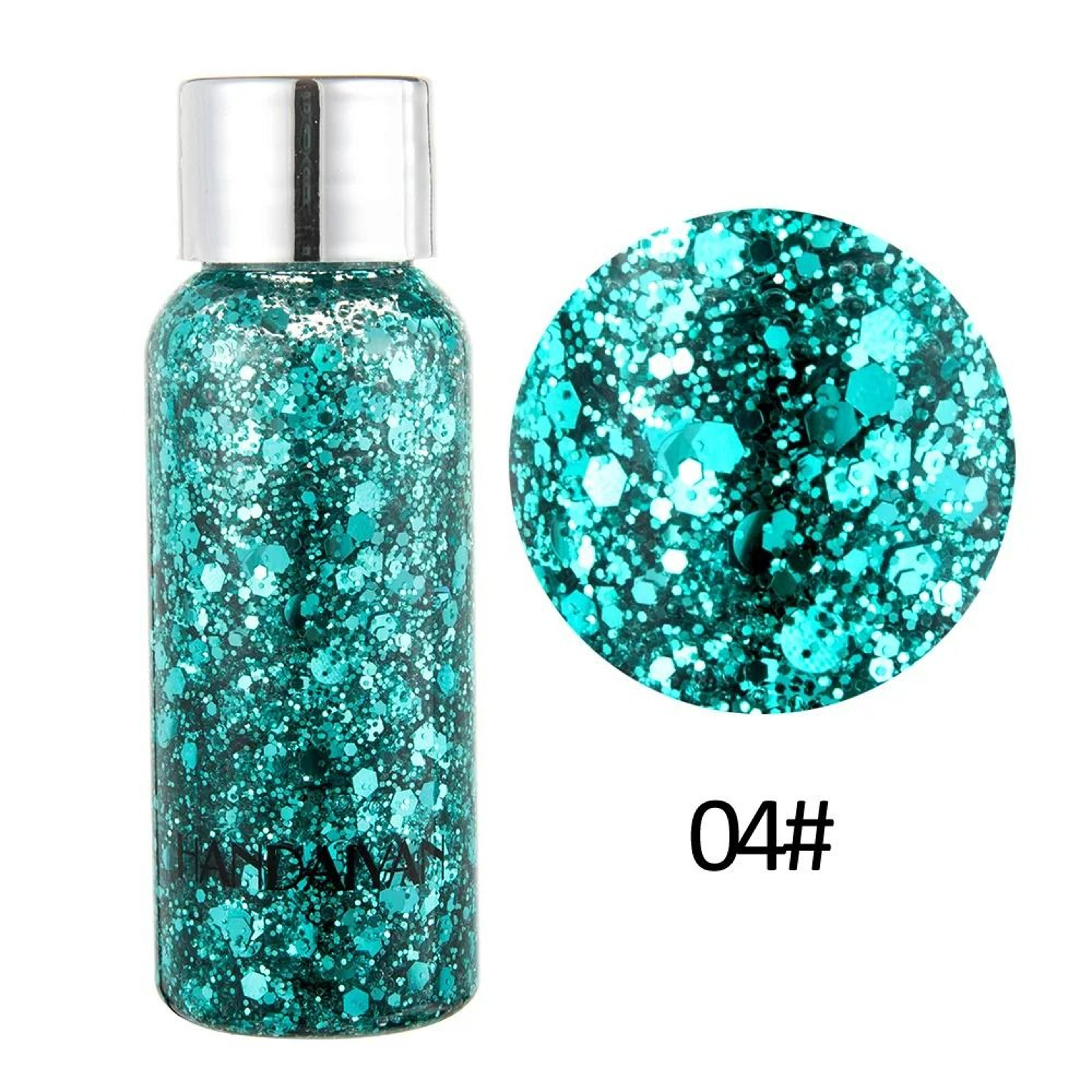 HighShine MultiUse Body  Face Glitter Gel For Festival  Party Makeup 11
