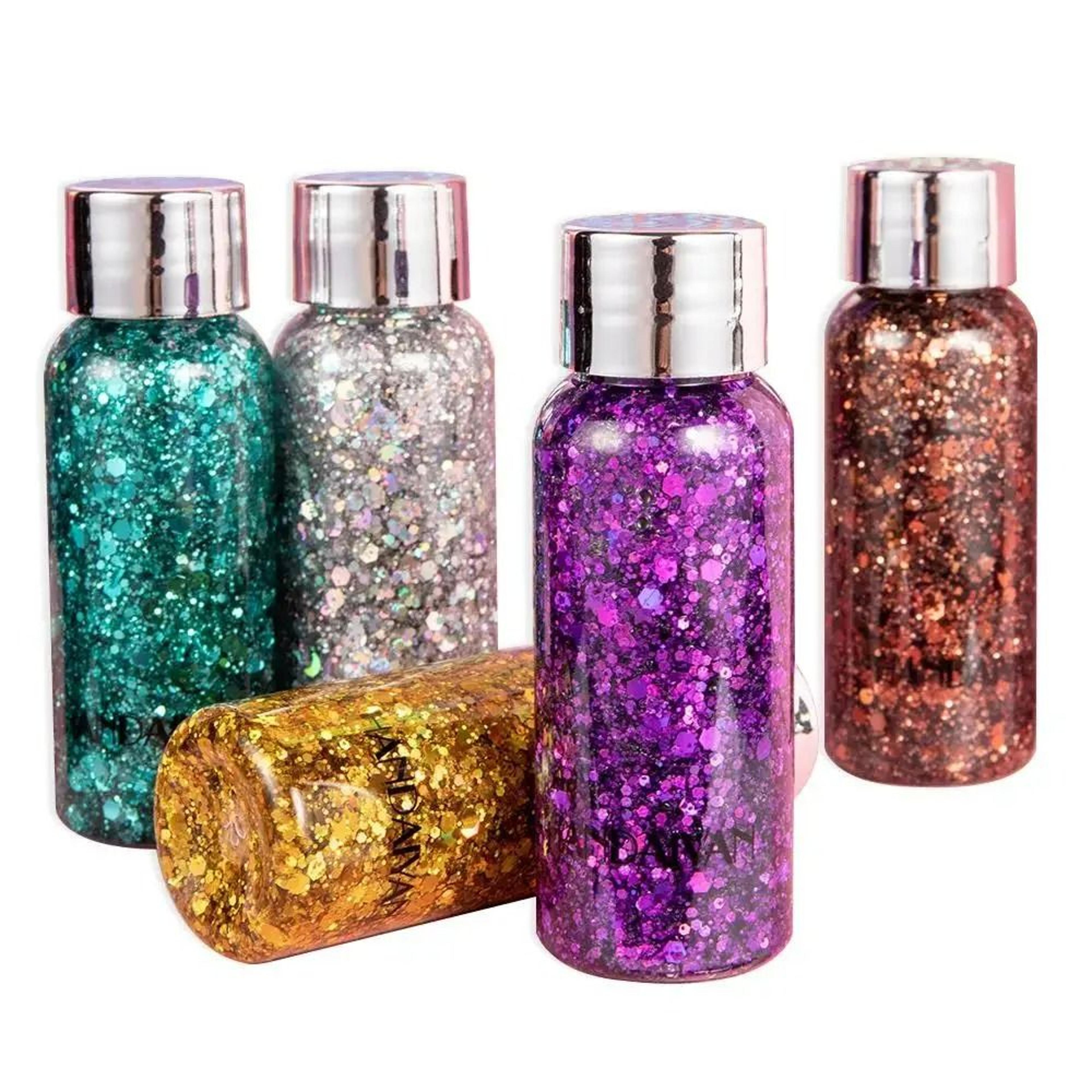 HighShine MultiUse Body  Face Glitter Gel For Festival  Party Makeup 5
