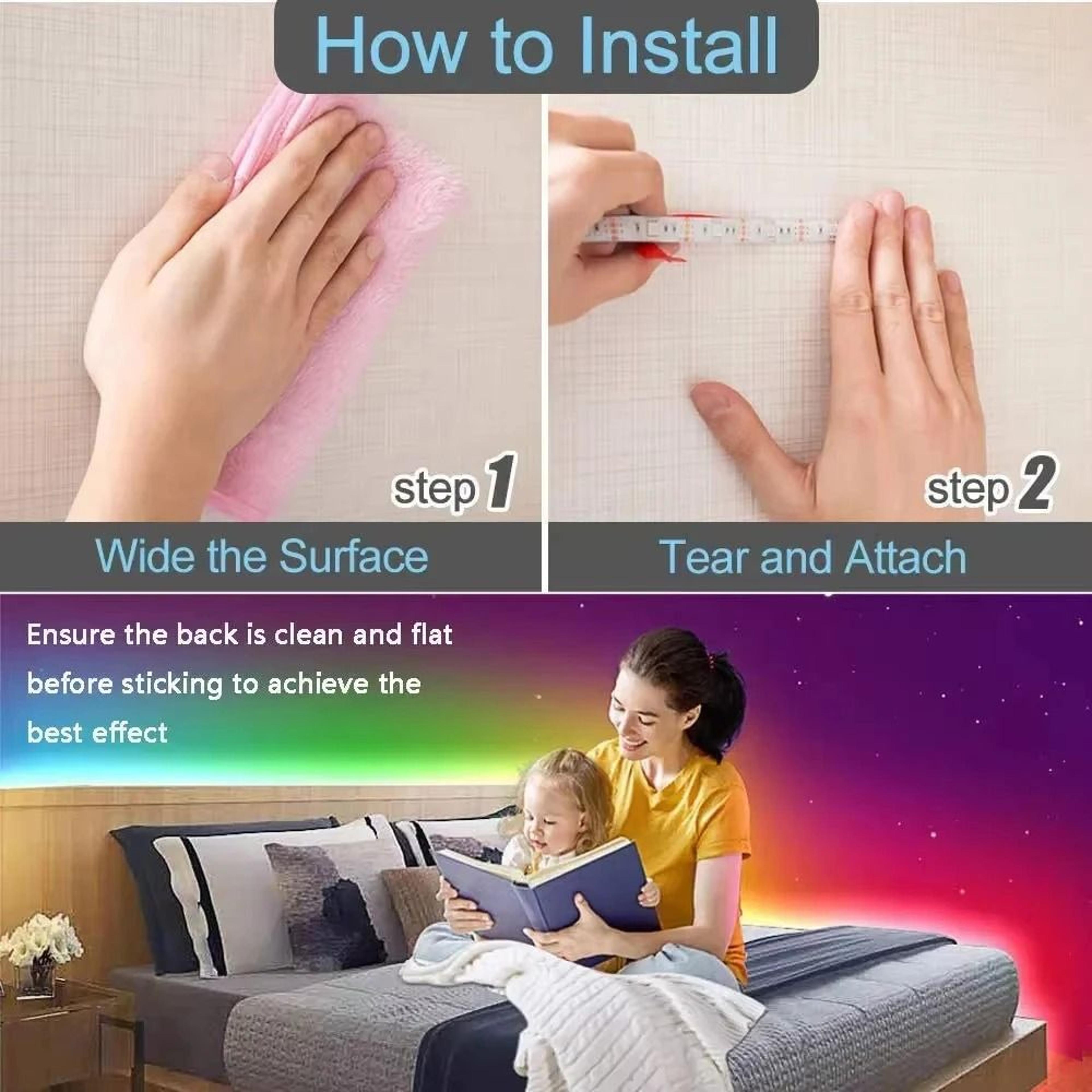 Smart USB RGB Bluetooth LED Strip Lights With 24Key Remote 4