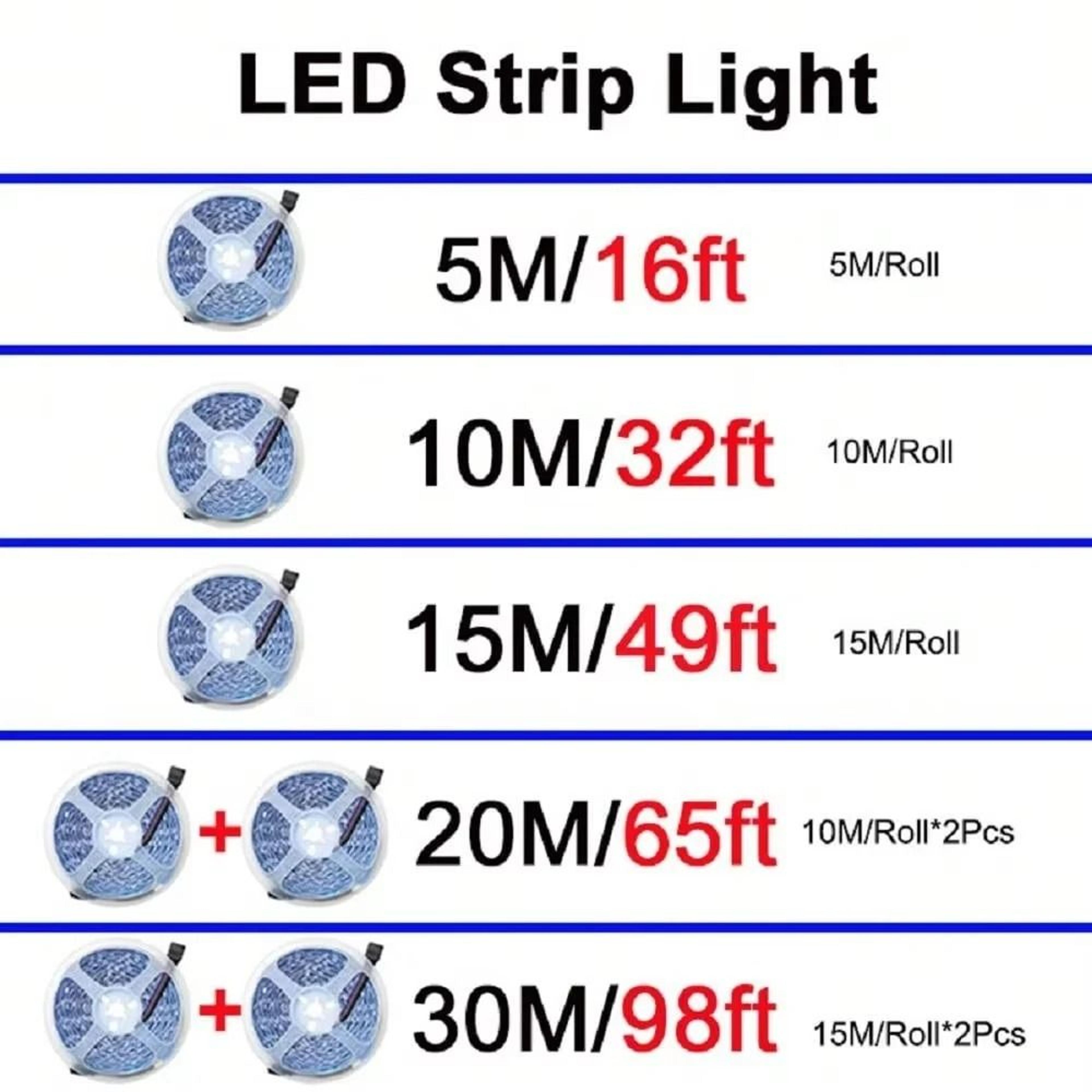 Smart USB RGB Bluetooth LED Strip Lights With 24Key Remote 5