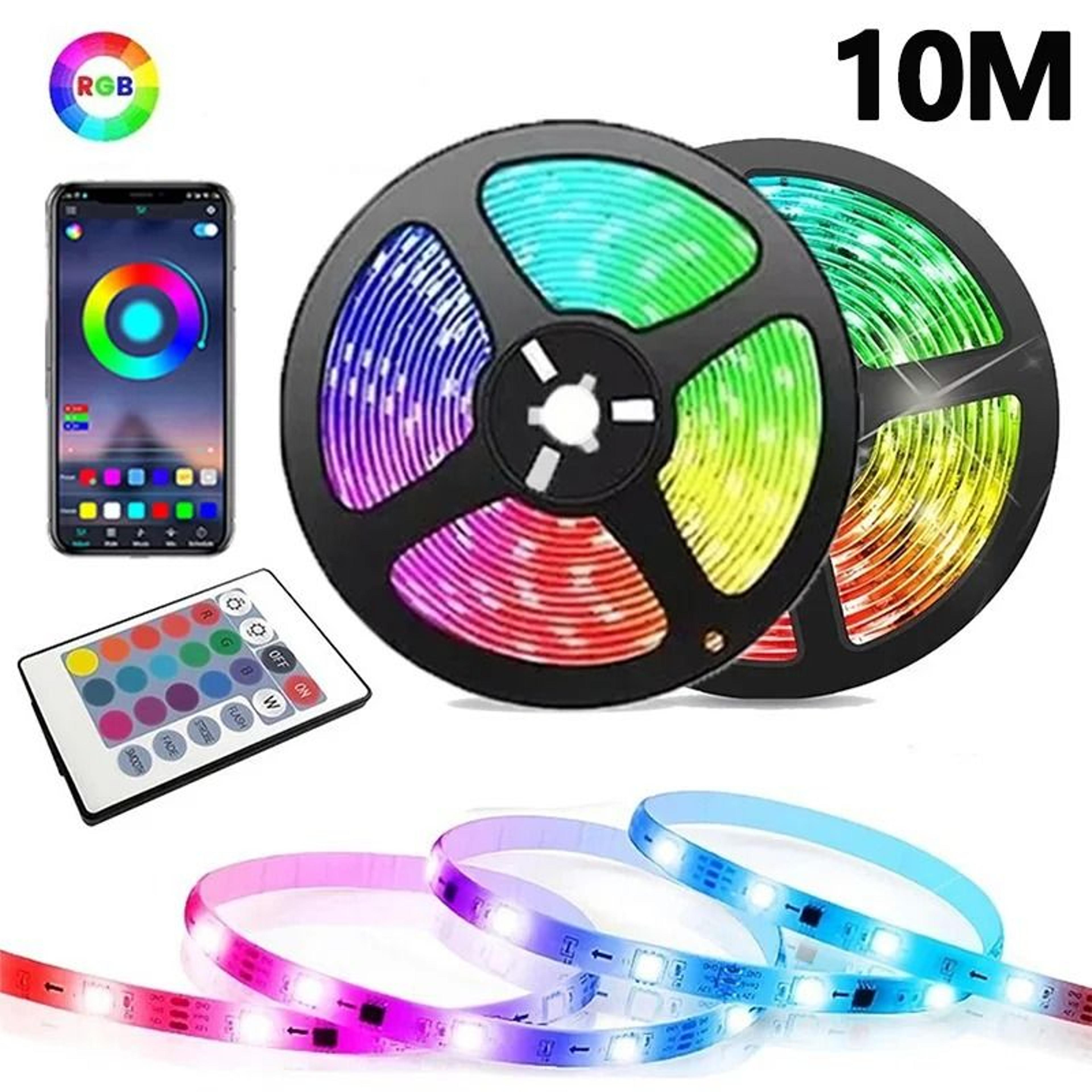 Smart USB RGB Bluetooth LED Strip Lights With 24Key Remote 14