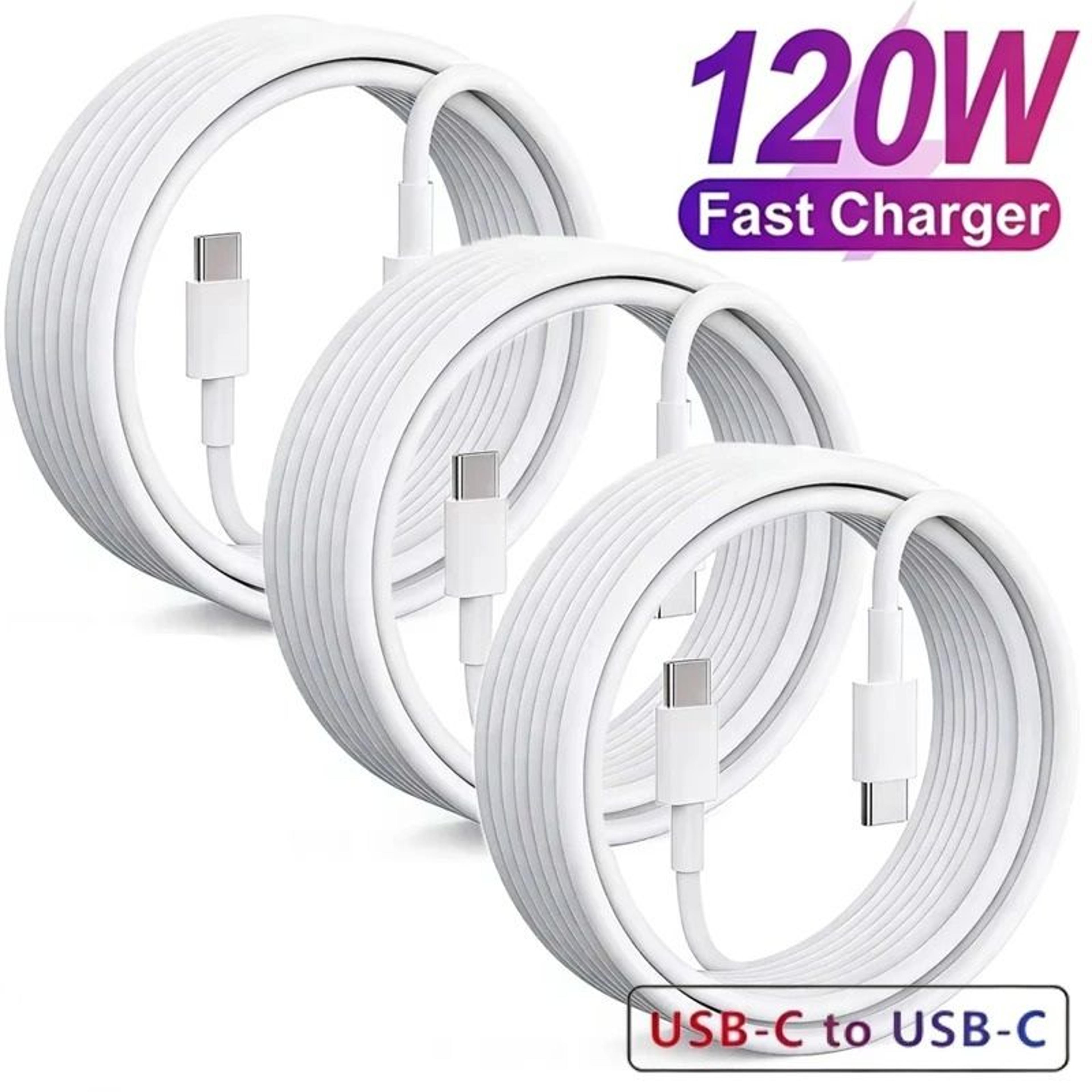 ultra-fast 120w usb-c to usb-c fast charging cable