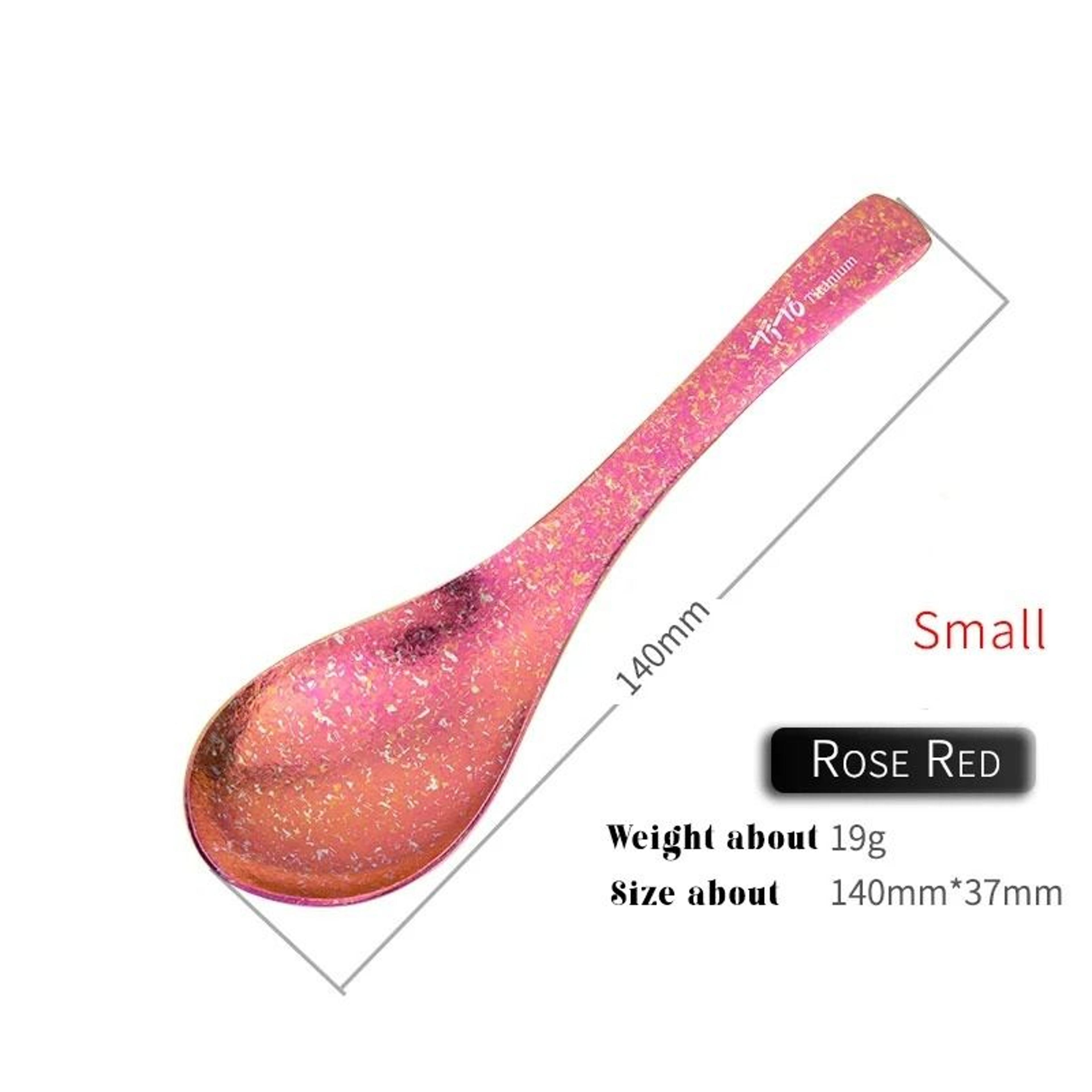 Ultralight Pure Titanium Soup Spoon And Outdoor Camping Meal Ladle 14