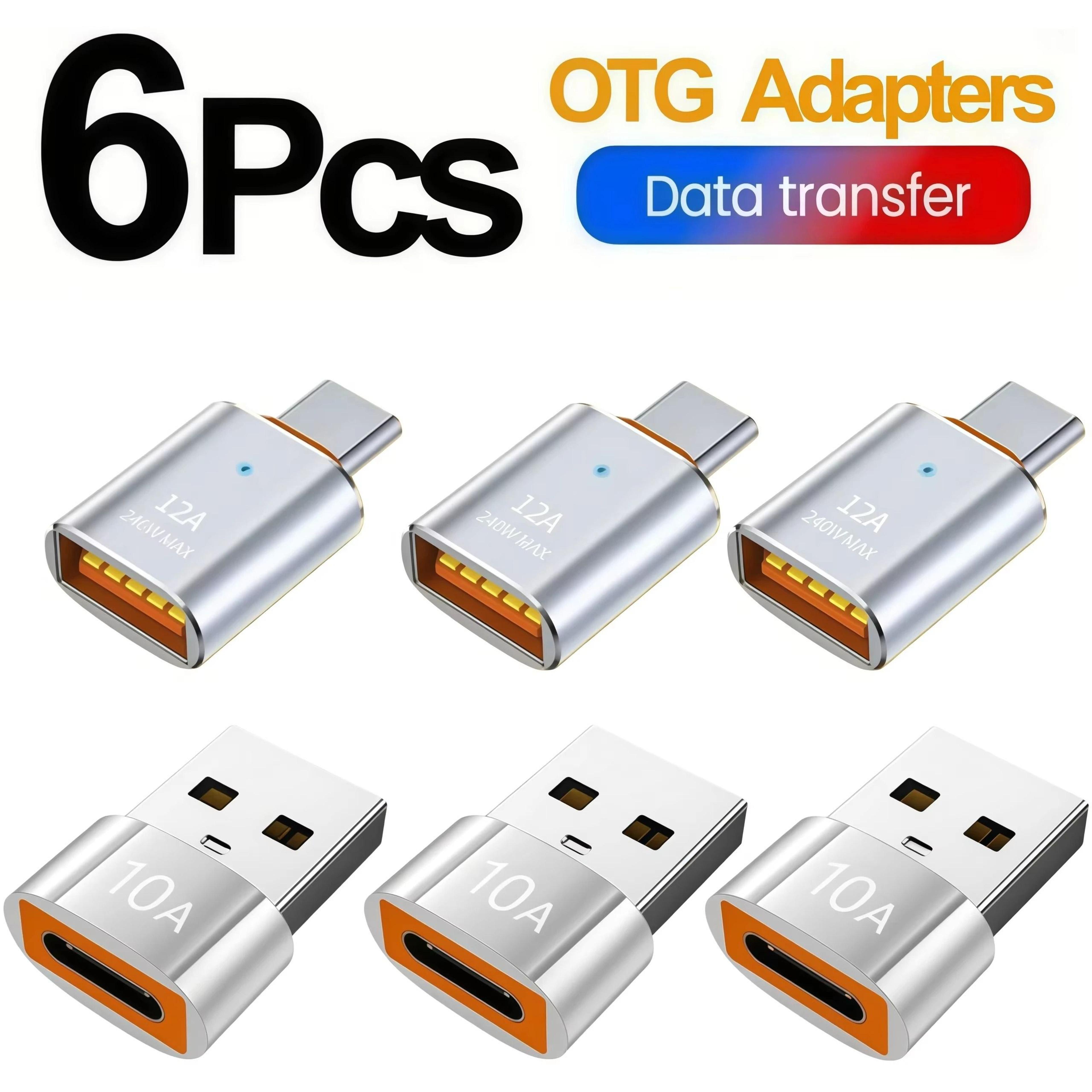 FastCharging 12A USB 30 To TypeC OTG Adapter With LED Indicator 6