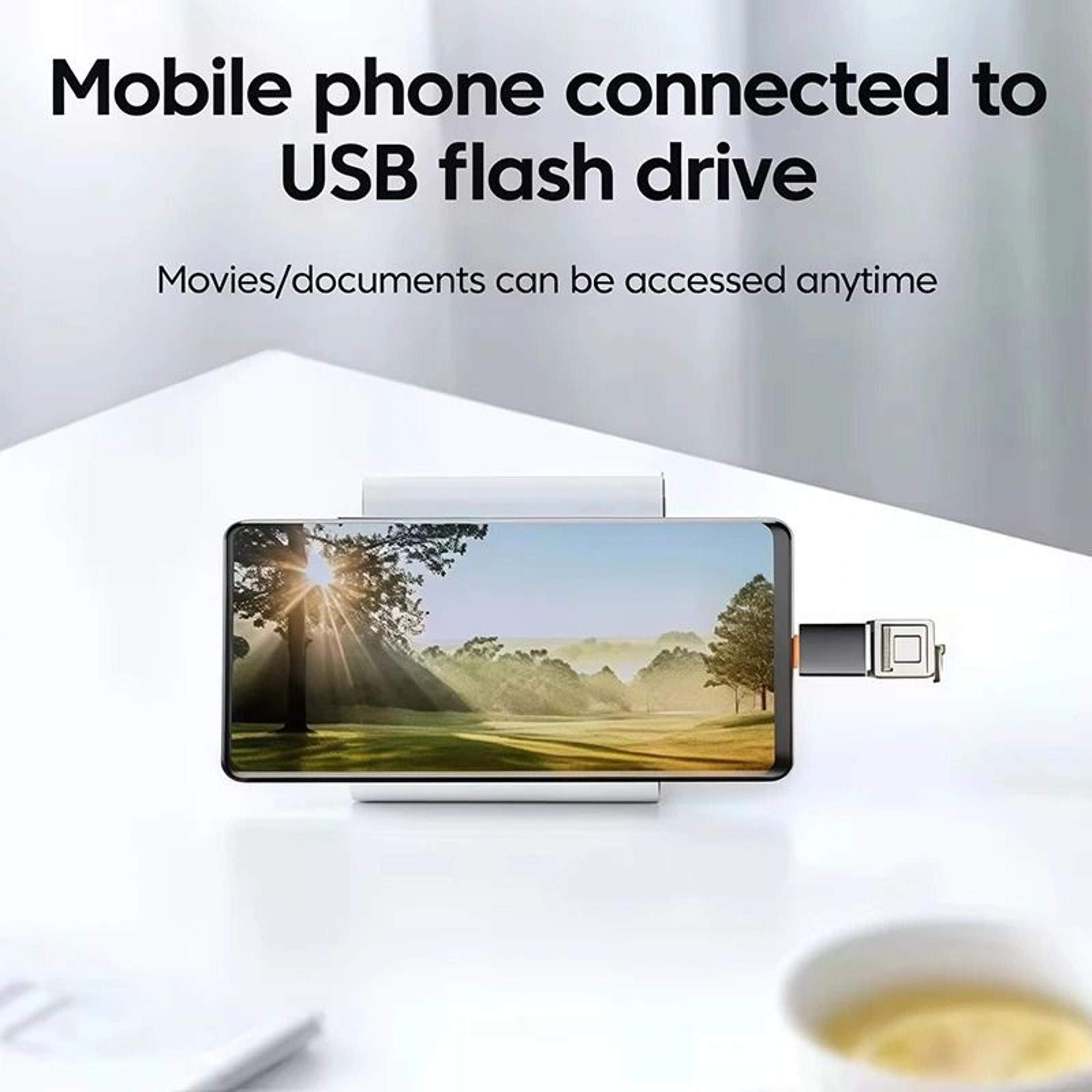 FastCharging 12A USB 30 To TypeC OTG Adapter With LED Indicator 4
