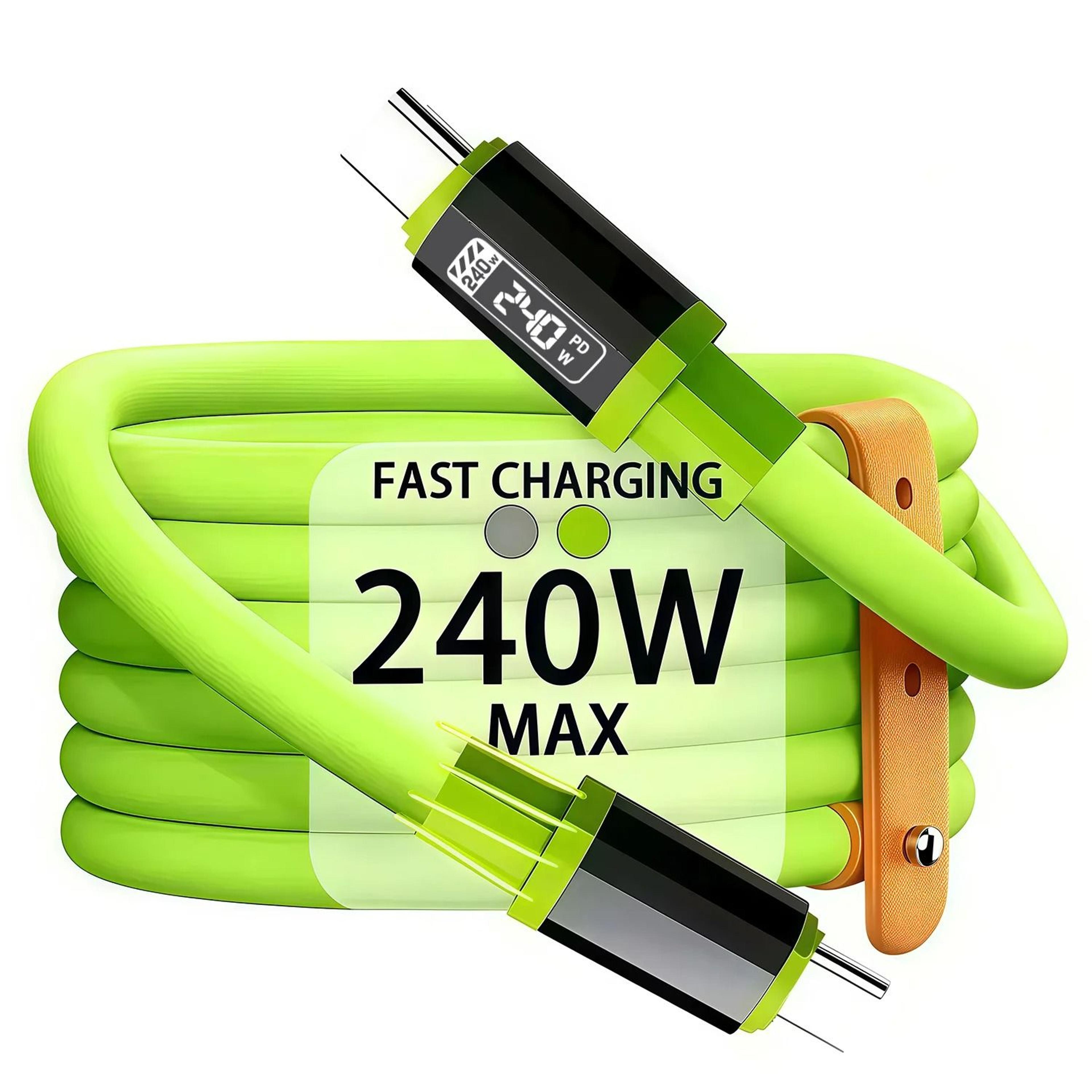 heavy-duty nylon braided usb to type-c fast charging and data sync cable