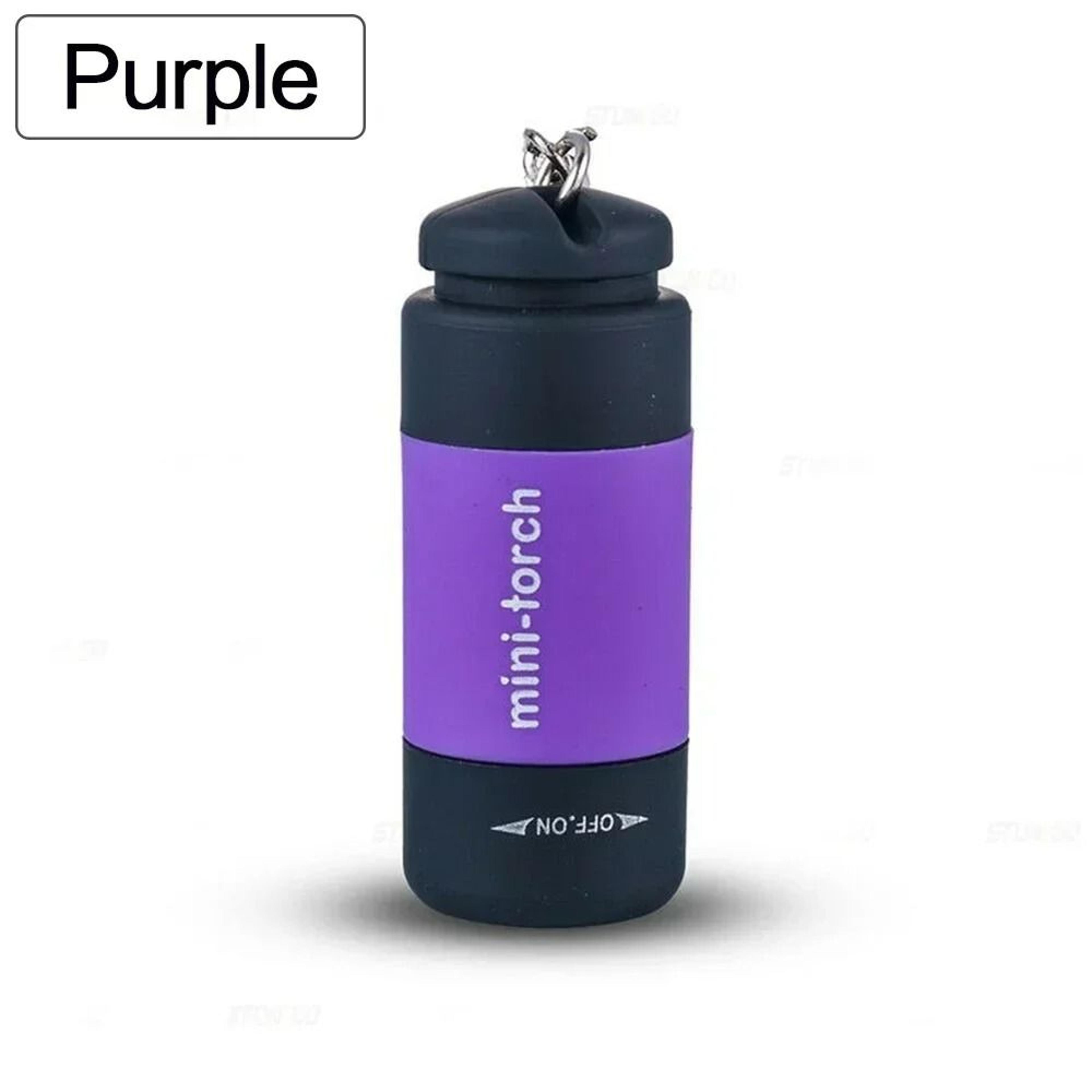 UltraBright Multifunctional USB Rechargeable Mini Keychain Flashlight 10