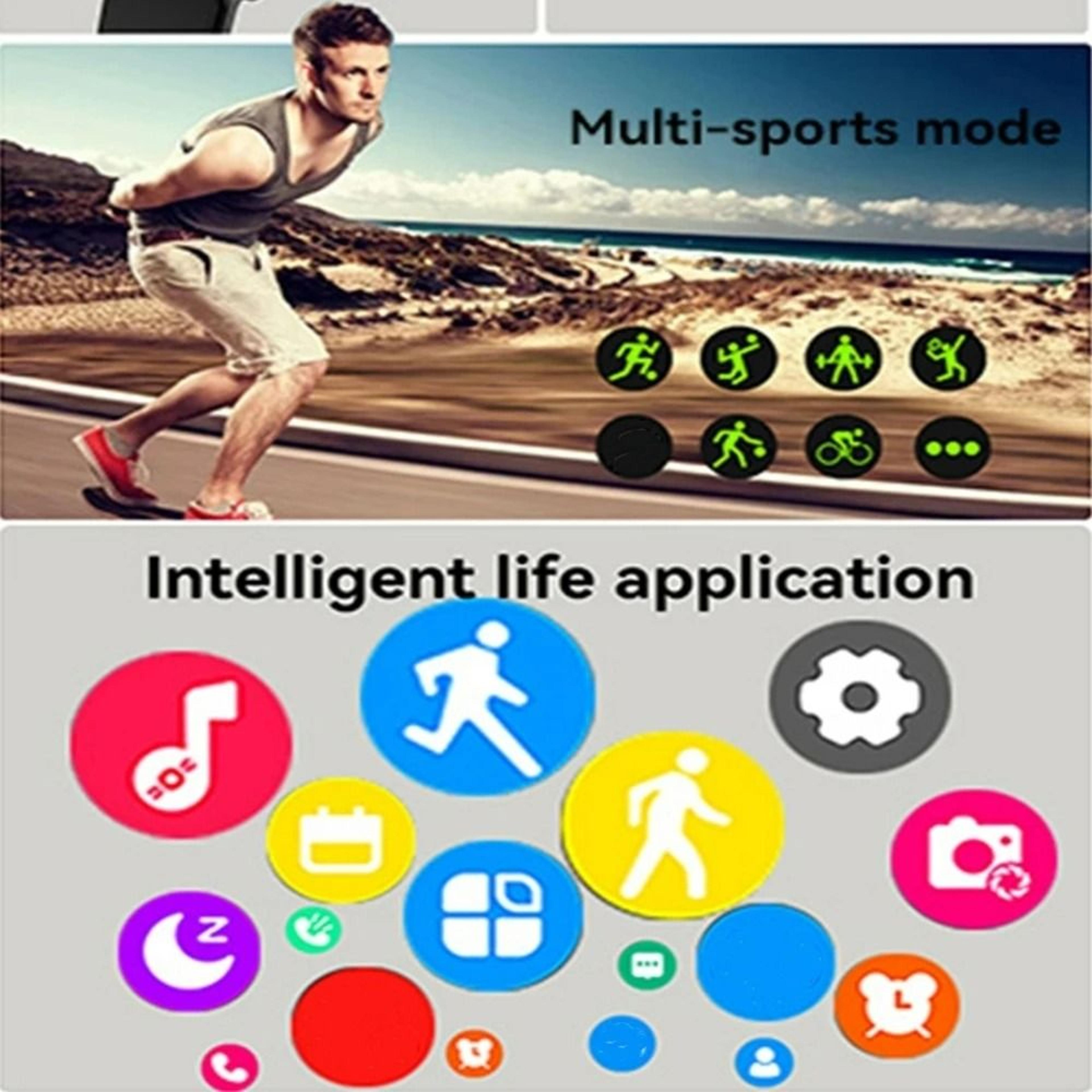 201Inch HD Full Touch Screen Bluetooth Calling Smart Watch 6