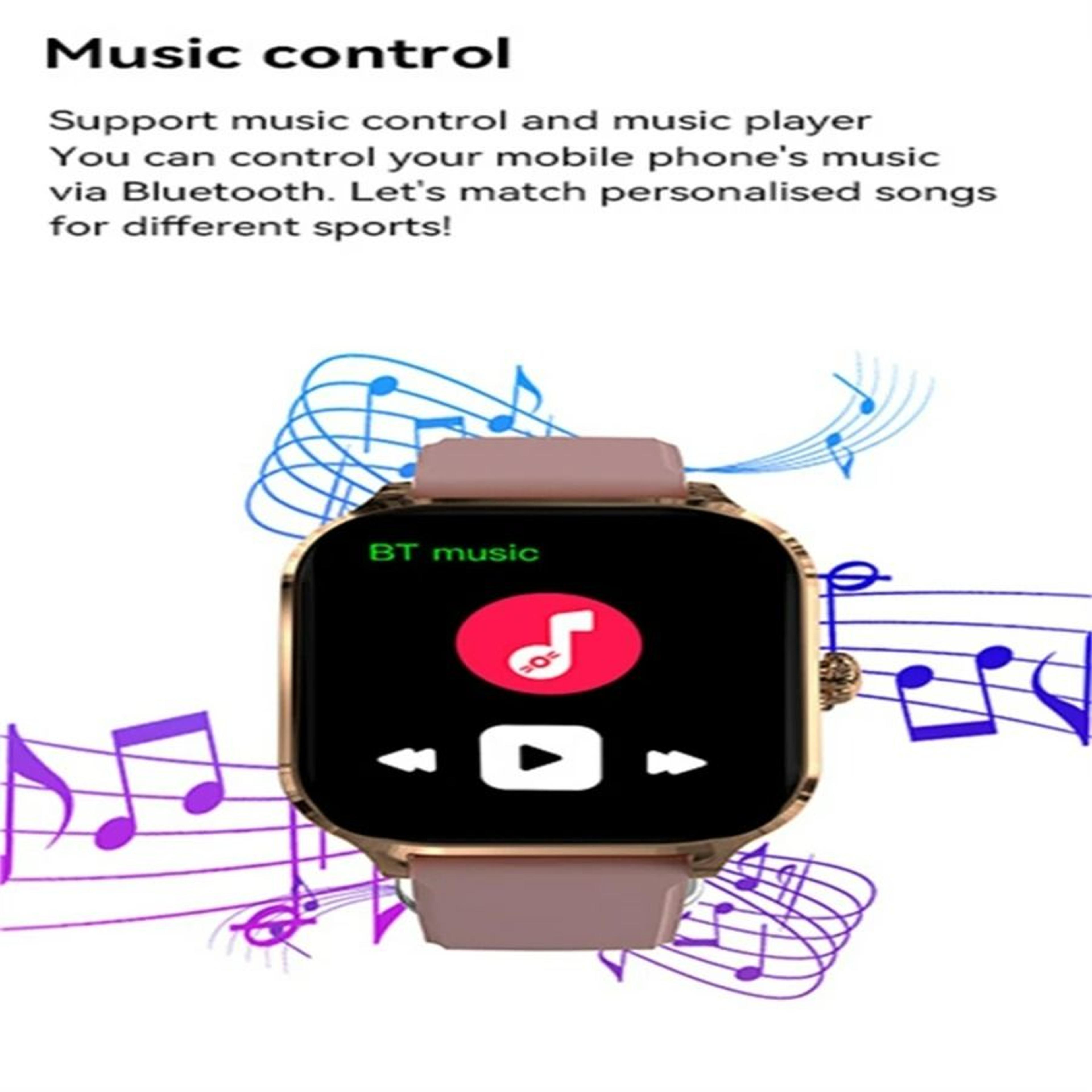 201Inch HD Full Touch Screen Bluetooth Calling Smart Watch 5