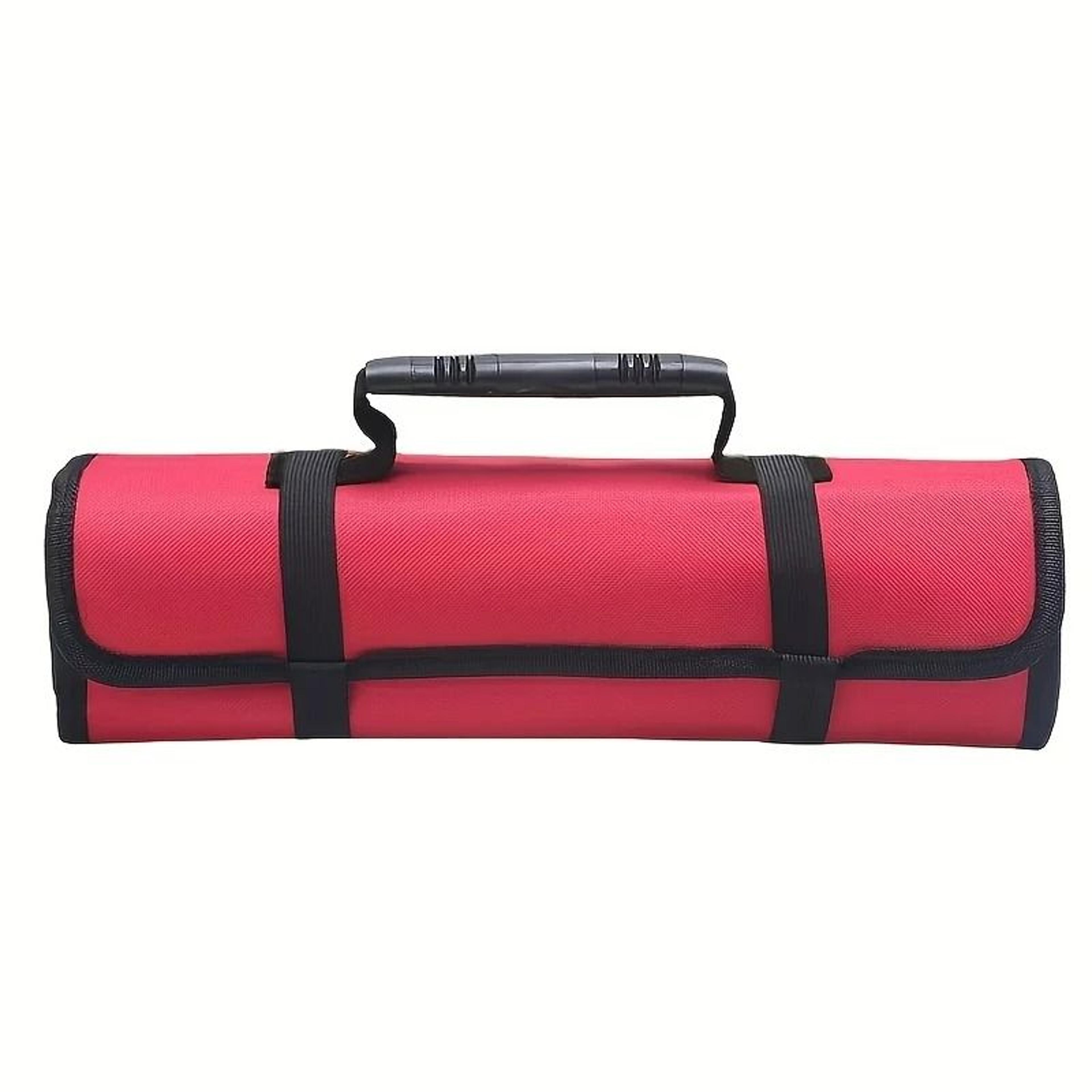 22Pocket Waterproof Oxford Canvas RollUp Wrench And Tool Organizer 5