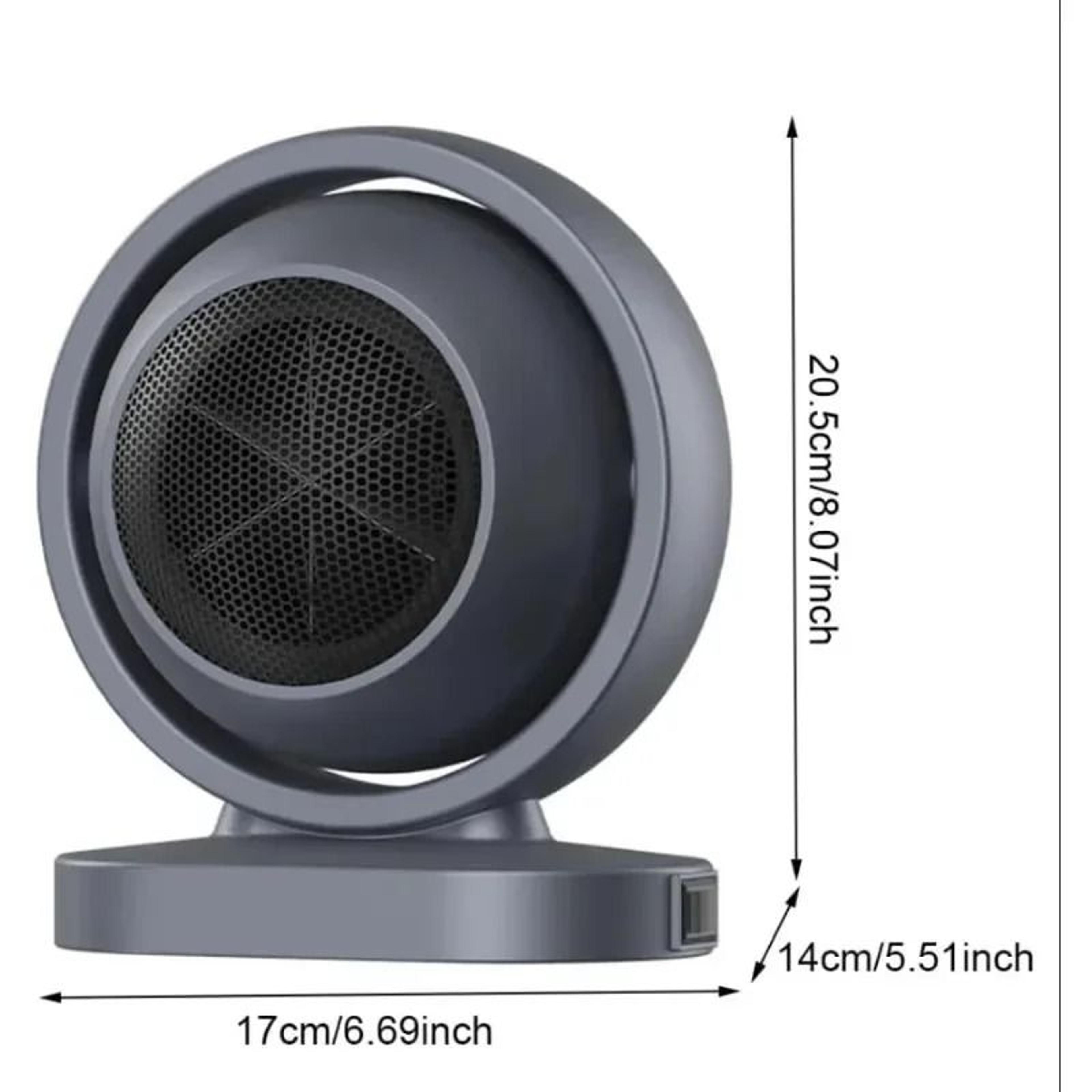 Portable FastHeating PTC Ceramic Space Heater  Fan 5