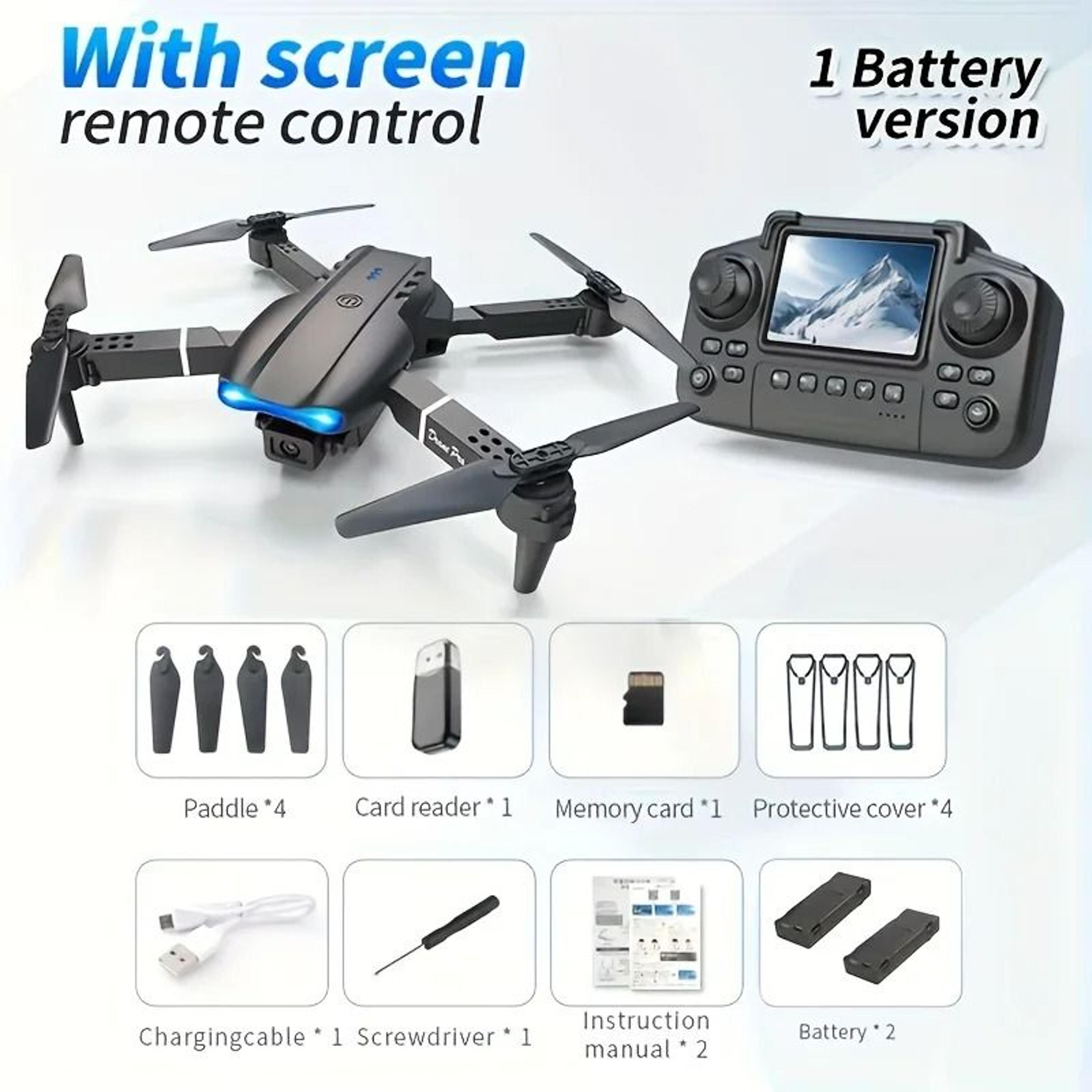 E88 PRO MAX 4K DualCamera Foldable RC Quadcopter Drone With Optical Flow  OneKey Return 6