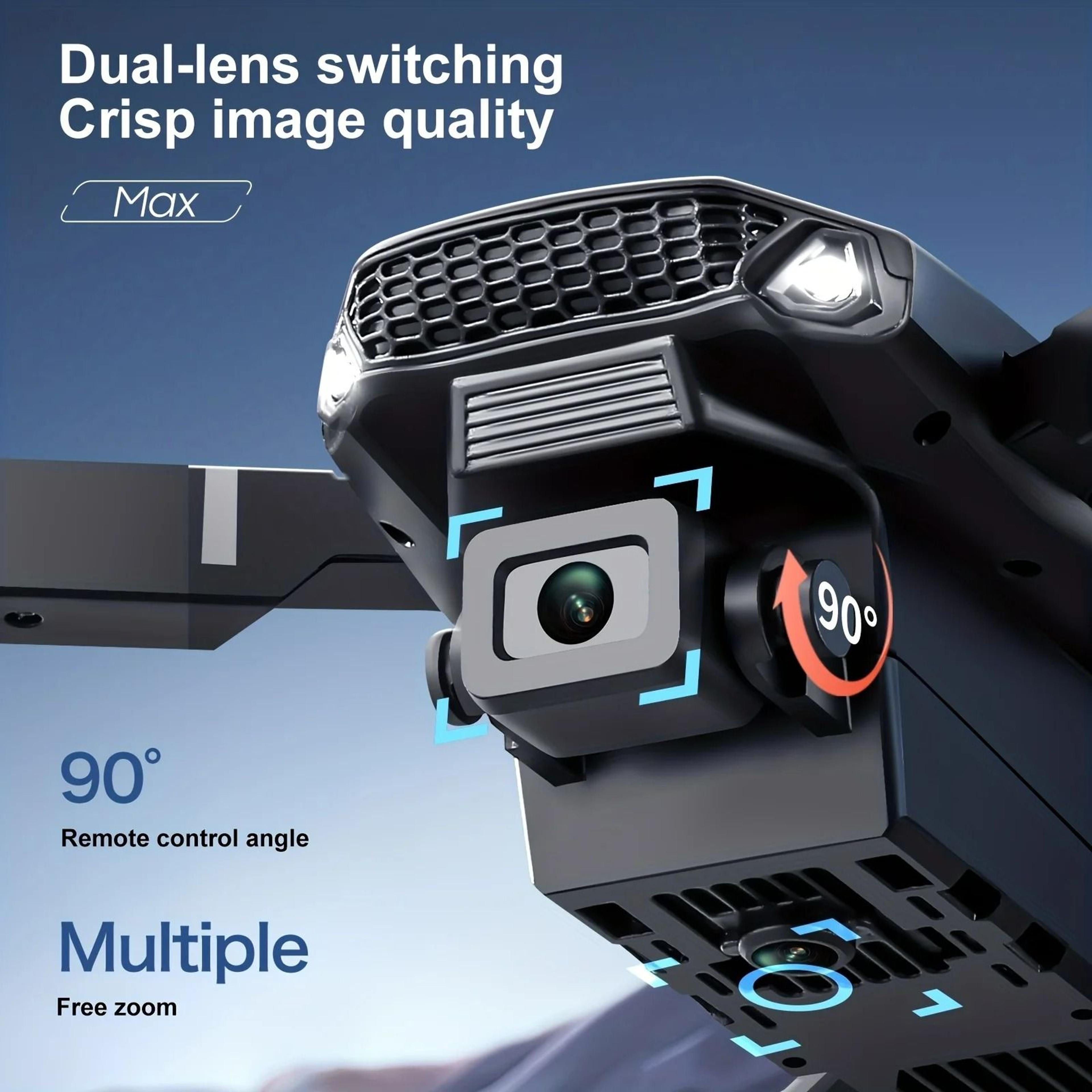 E88 PRO MAX 4K DualCamera Foldable RC Quadcopter Drone With Optical Flow  OneKey Return 2
