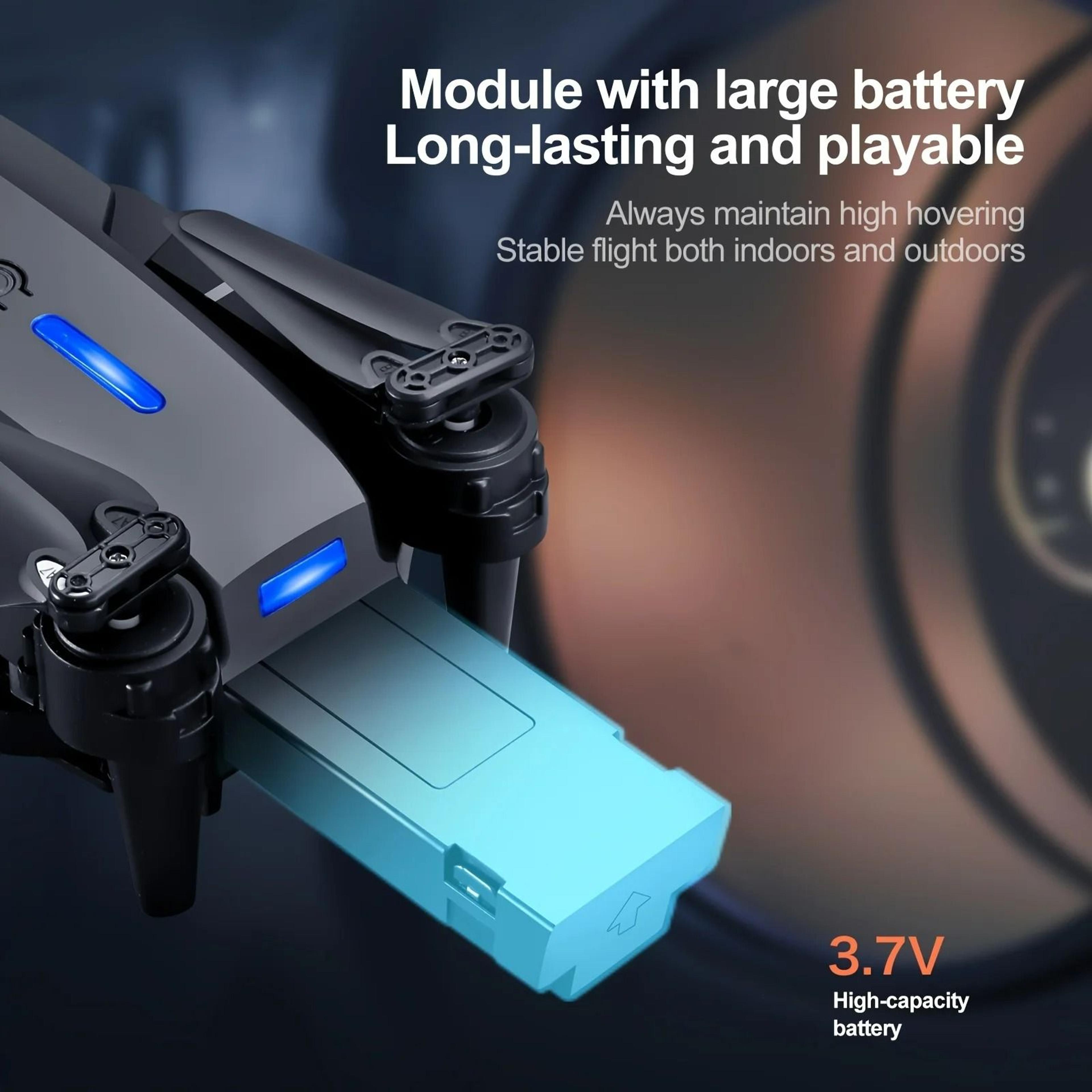 E88 PRO MAX 4K DualCamera Foldable RC Quadcopter Drone With Optical Flow  OneKey Return 4