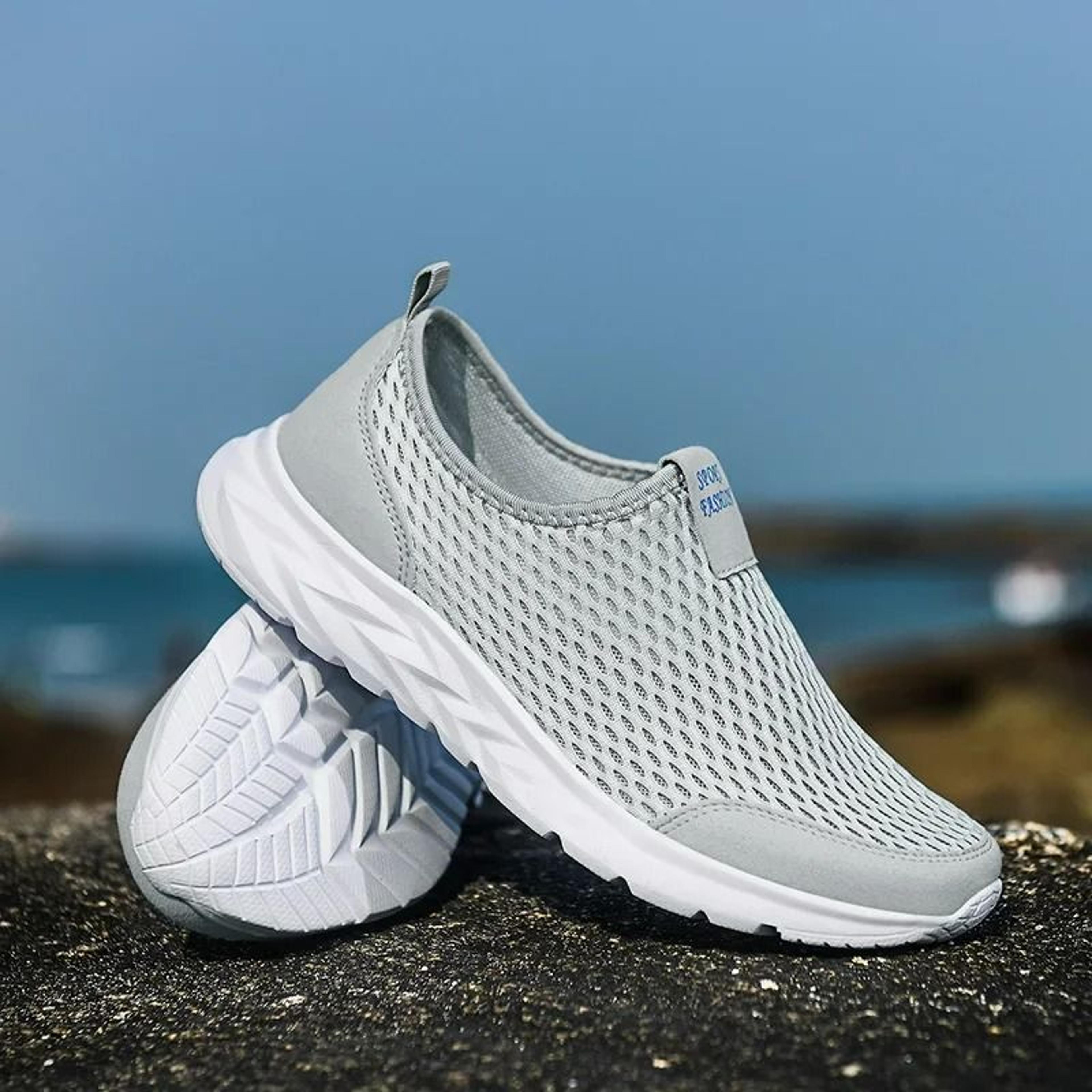 Lightweight Breathable Mesh SlipOn Walking Loafers  Casual Sneakers 6