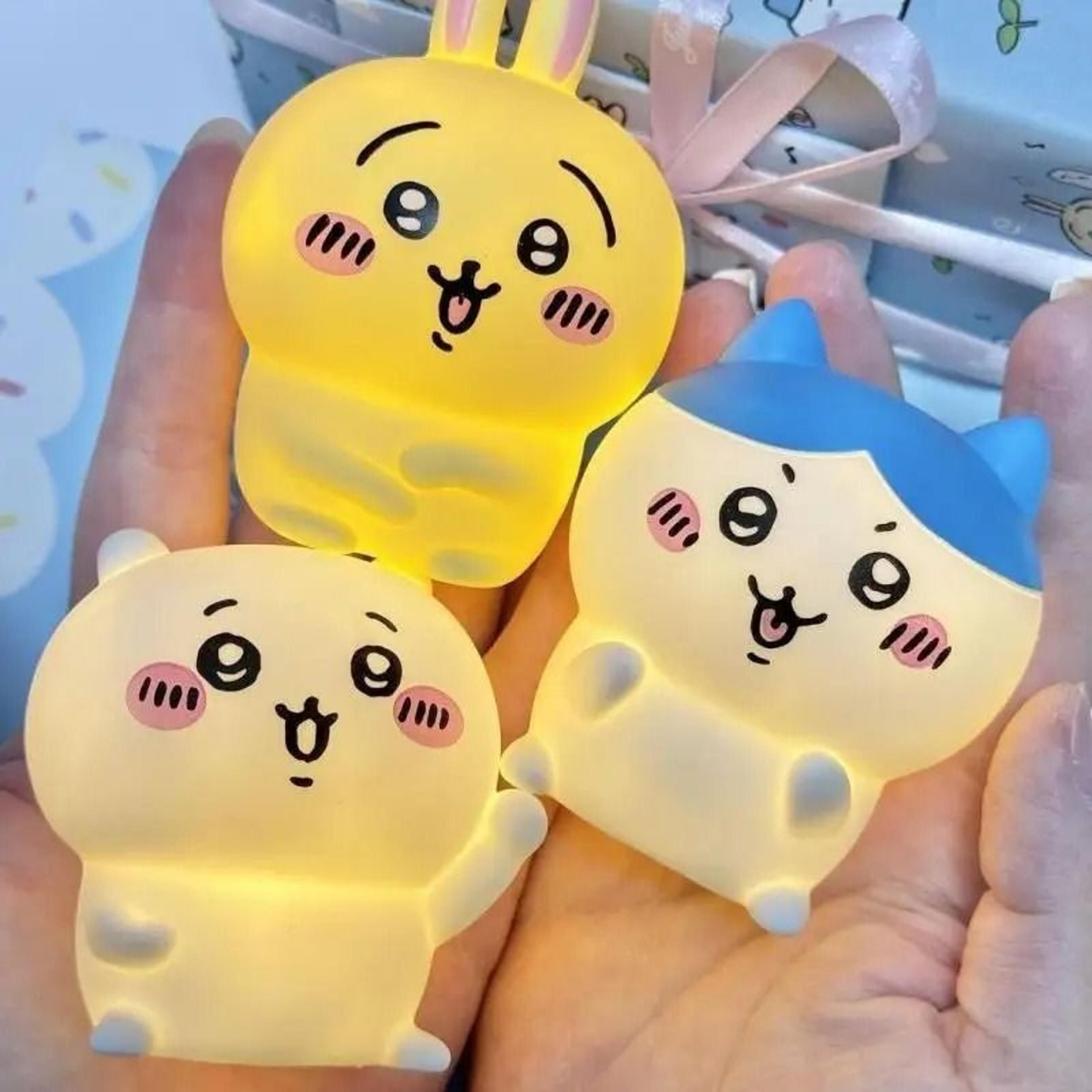 Kawaii Anime Character Vinyl LED Night Light  Desktop Ambient Lamp 1