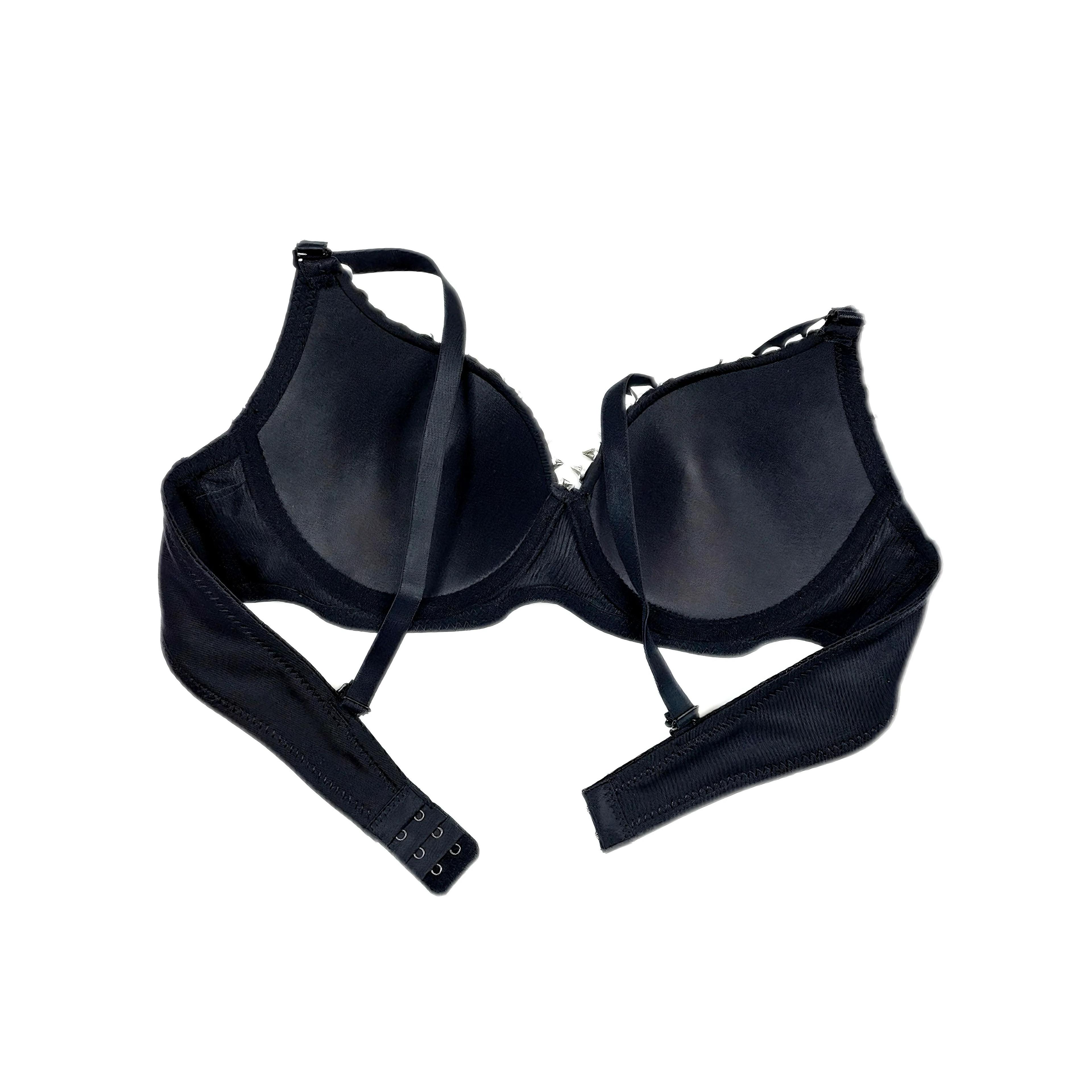 Glamorous Metallic Sequin DeepV Wireless Bralette Top 3