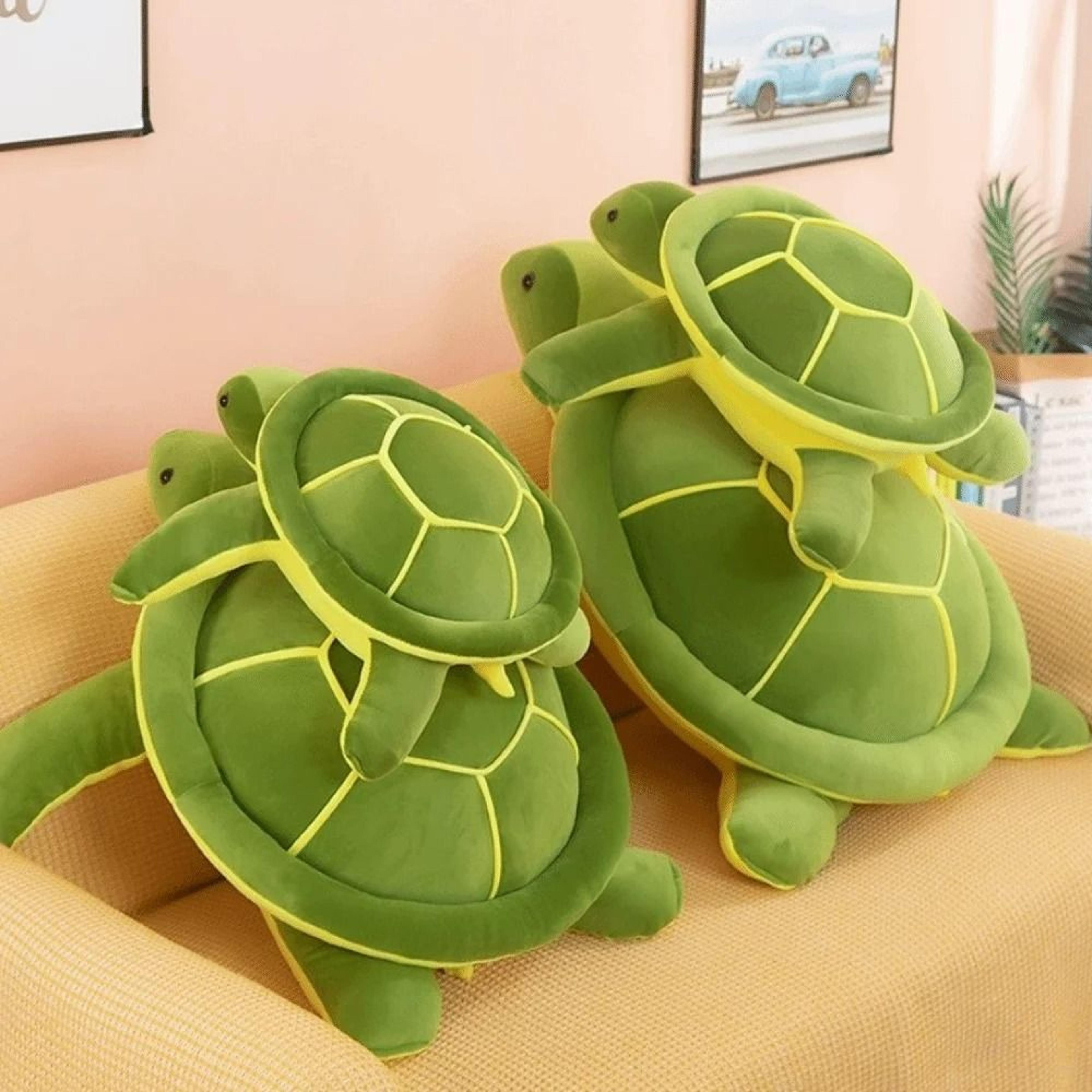 kawaii soft sea turtle plush cushion pillow