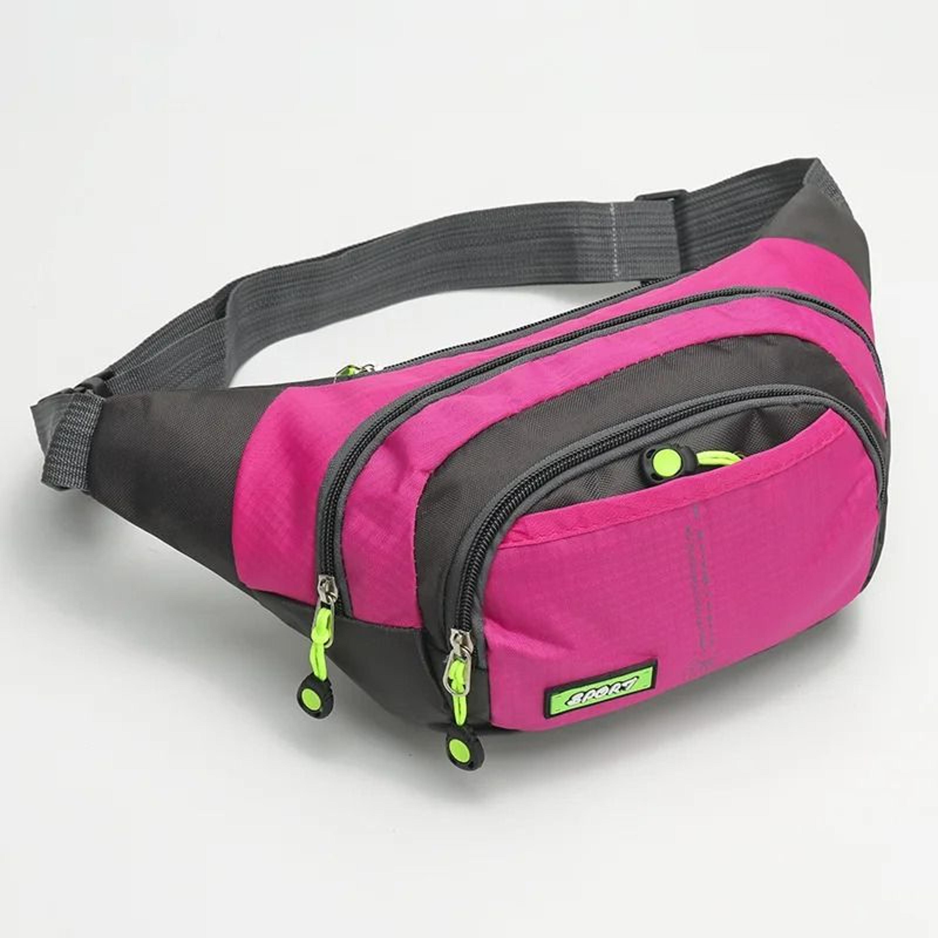 Multifunctional Waterproof Contrast Color Fanny Pack  Crossbody Chest Bag 12