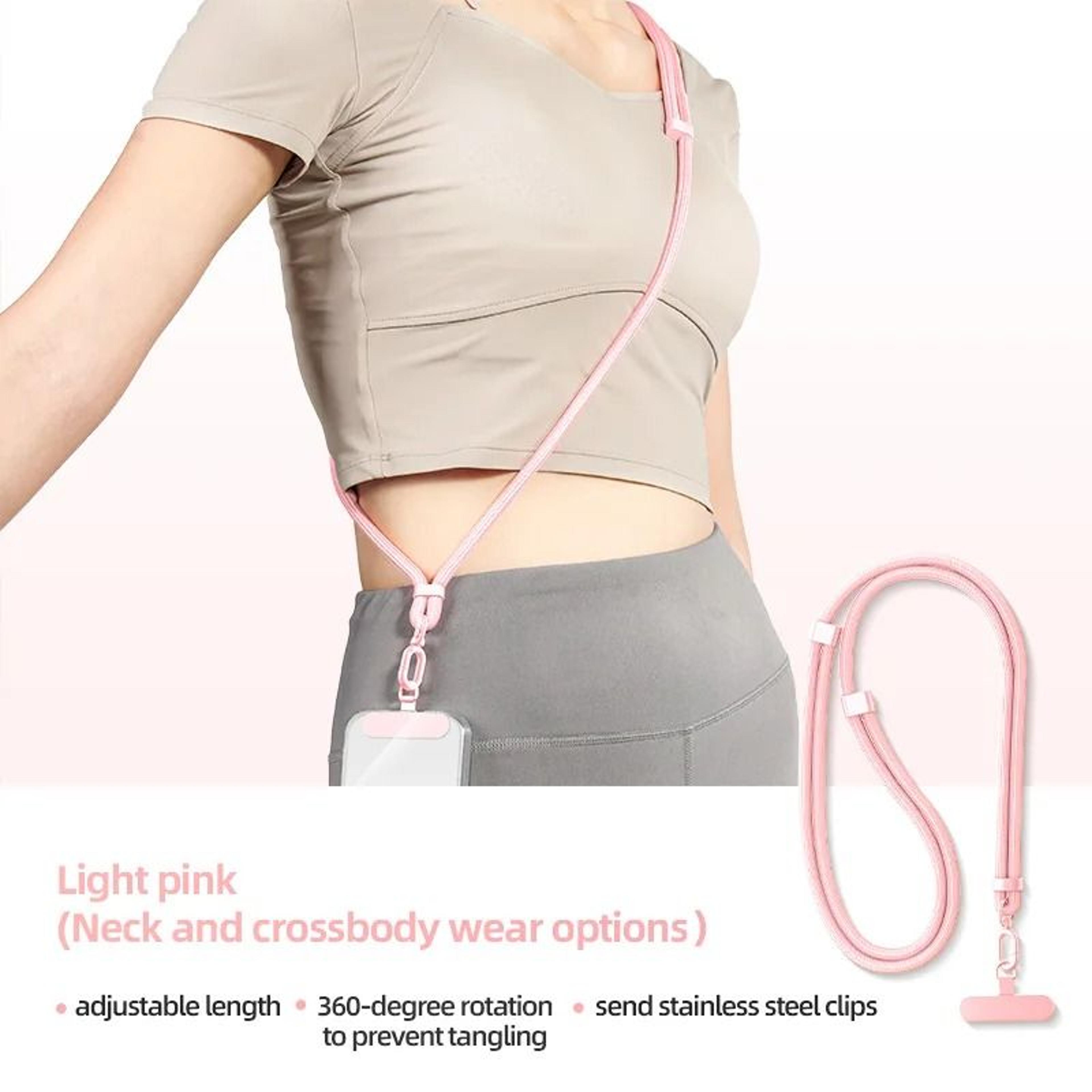Universal Adjustable Phone Lanyard Crossbody Strap  Tether Tab 6