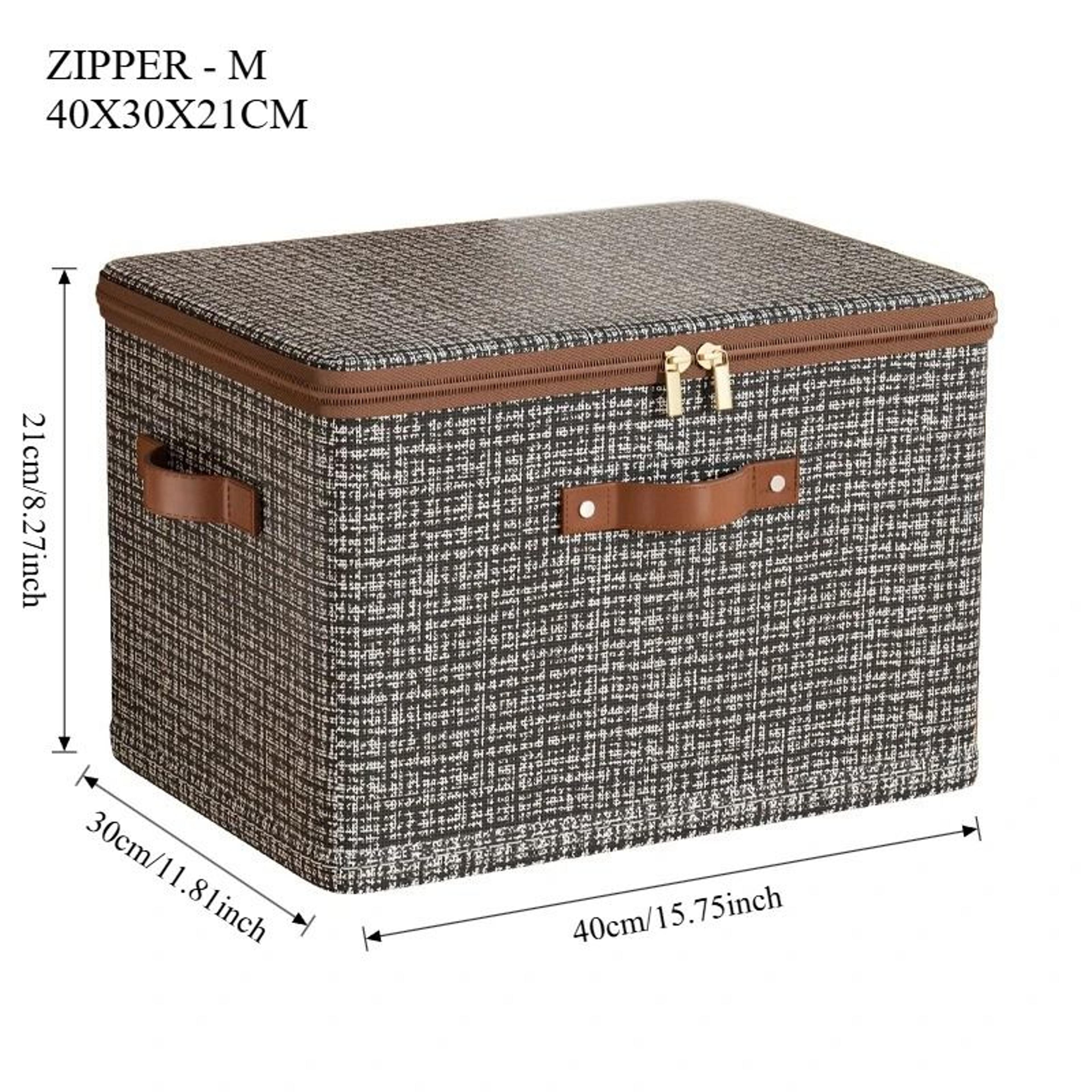 Collapsible Fabric Wardrobe Clothing  Blanket Storage Bin 9