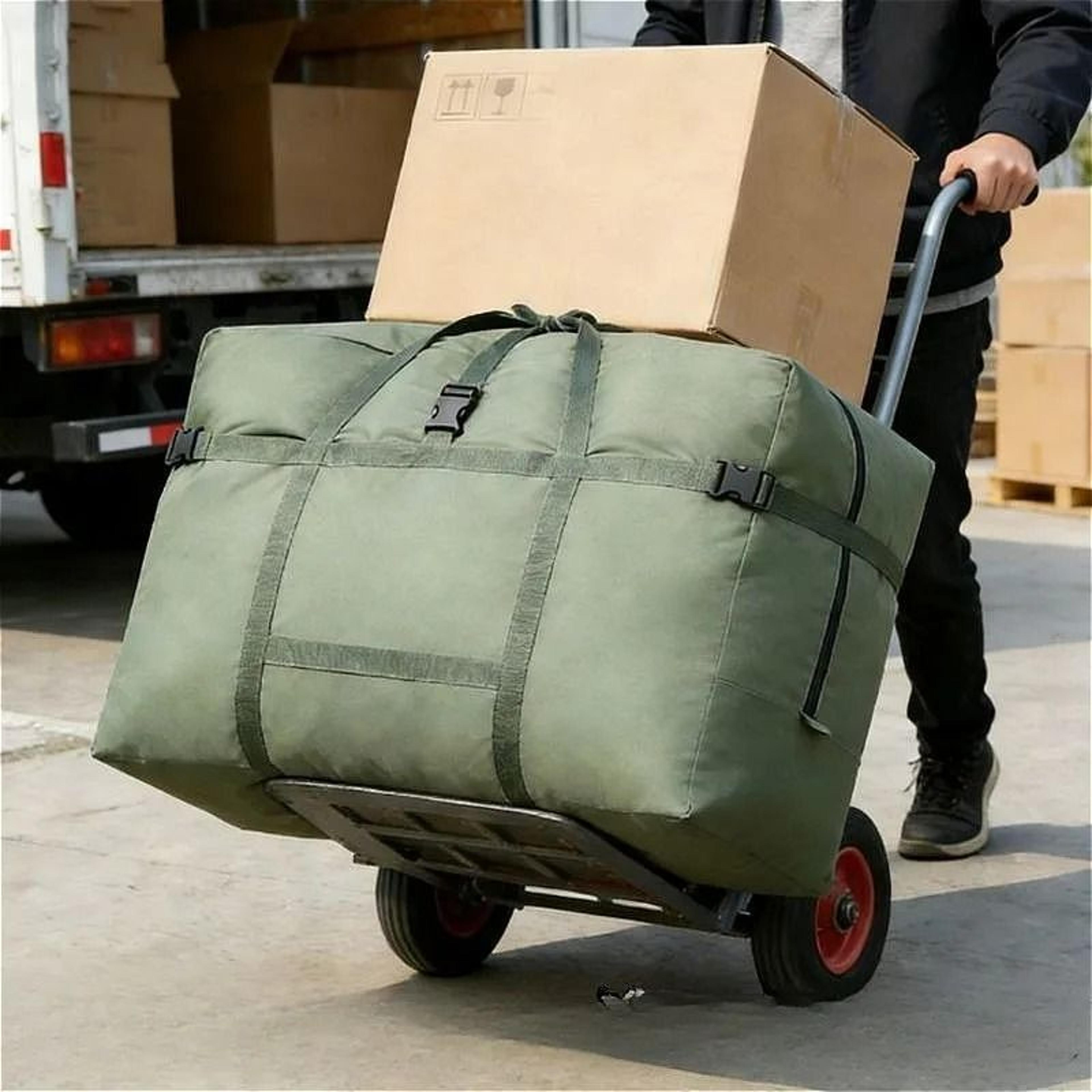 Extra Large Travel Duffel Bag With Trolley Sleeve 6