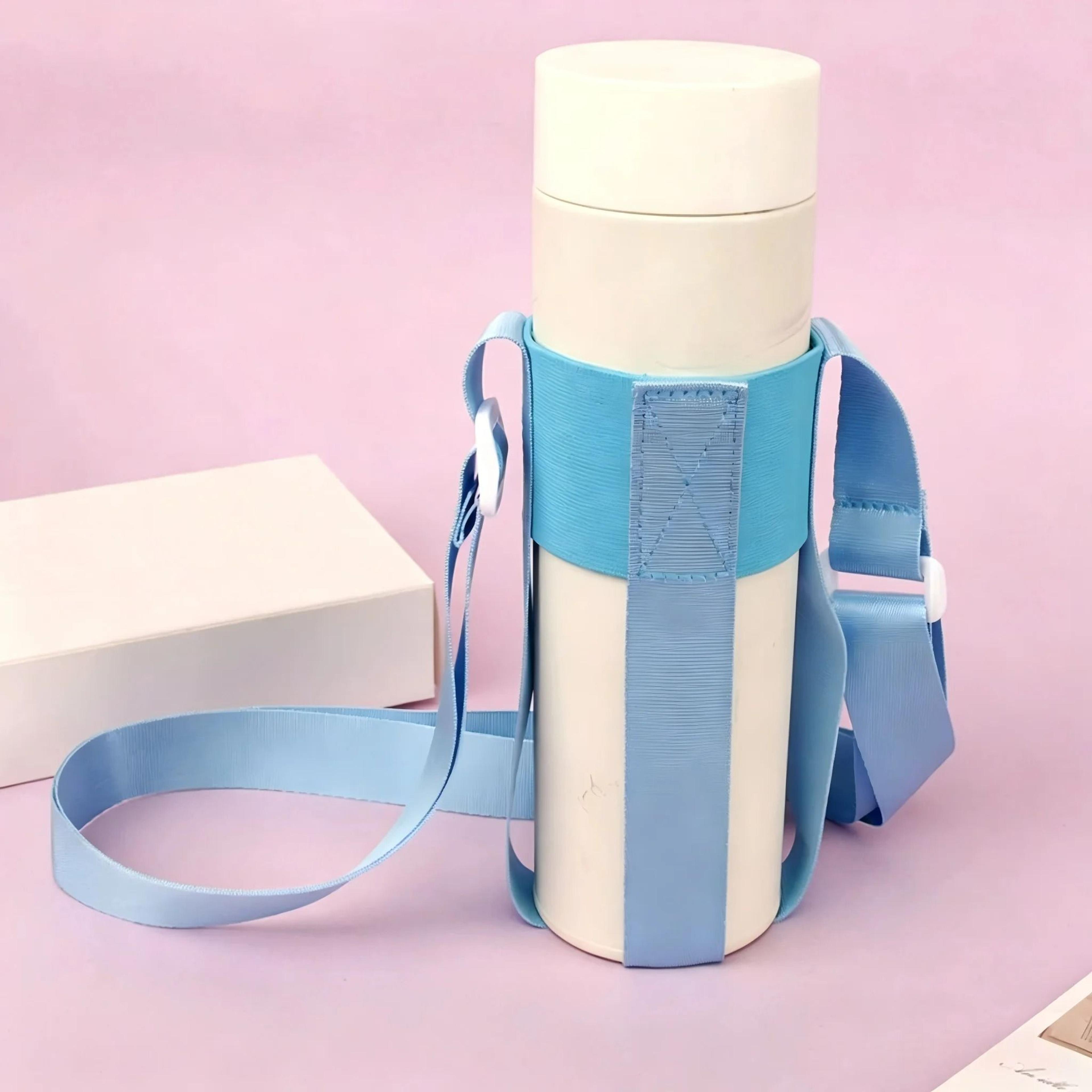 Crossbody Sling Water Bottle Carrier Bag With Adjustable Shoulder Strap 9