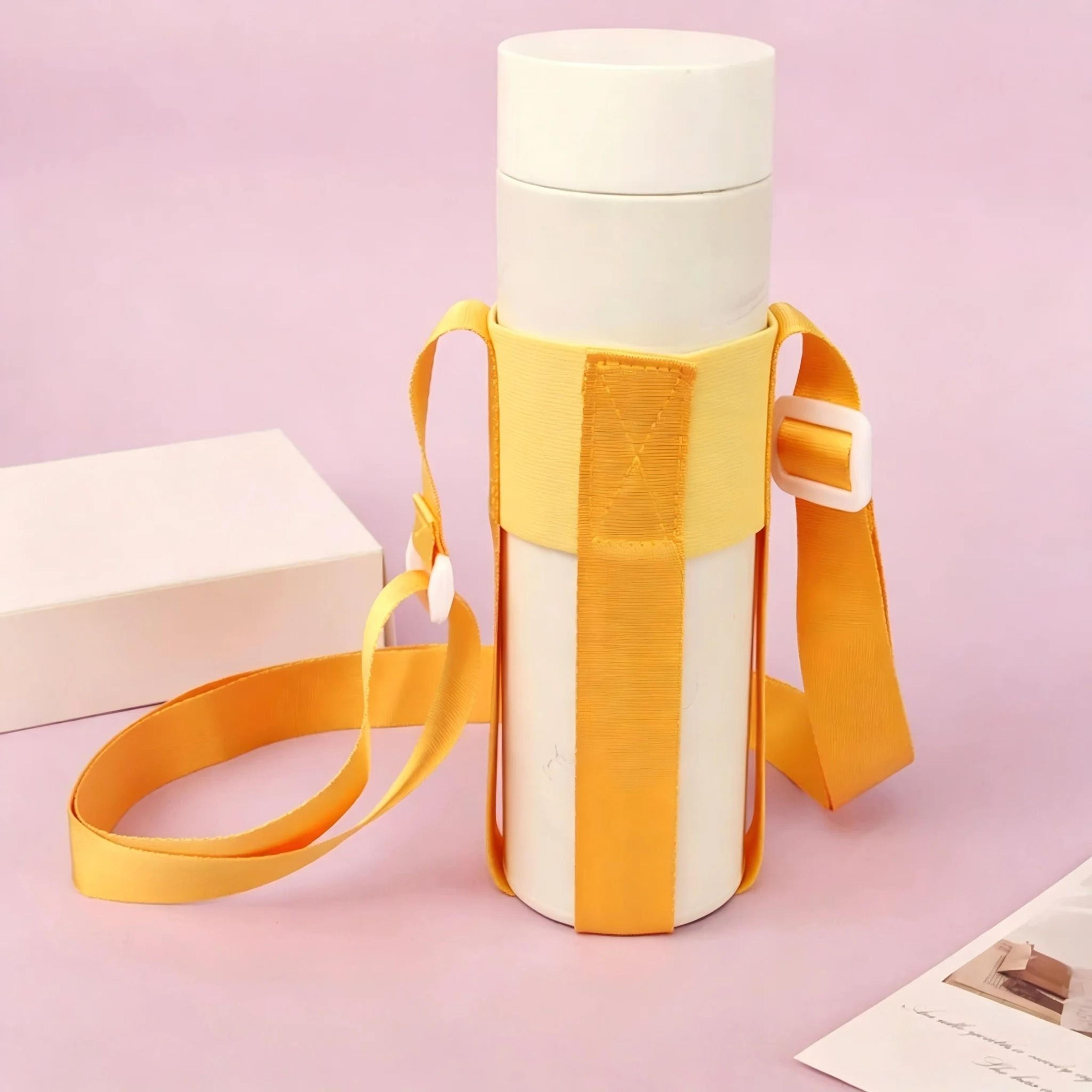 Crossbody Sling Water Bottle Carrier Bag With Adjustable Shoulder Strap 8