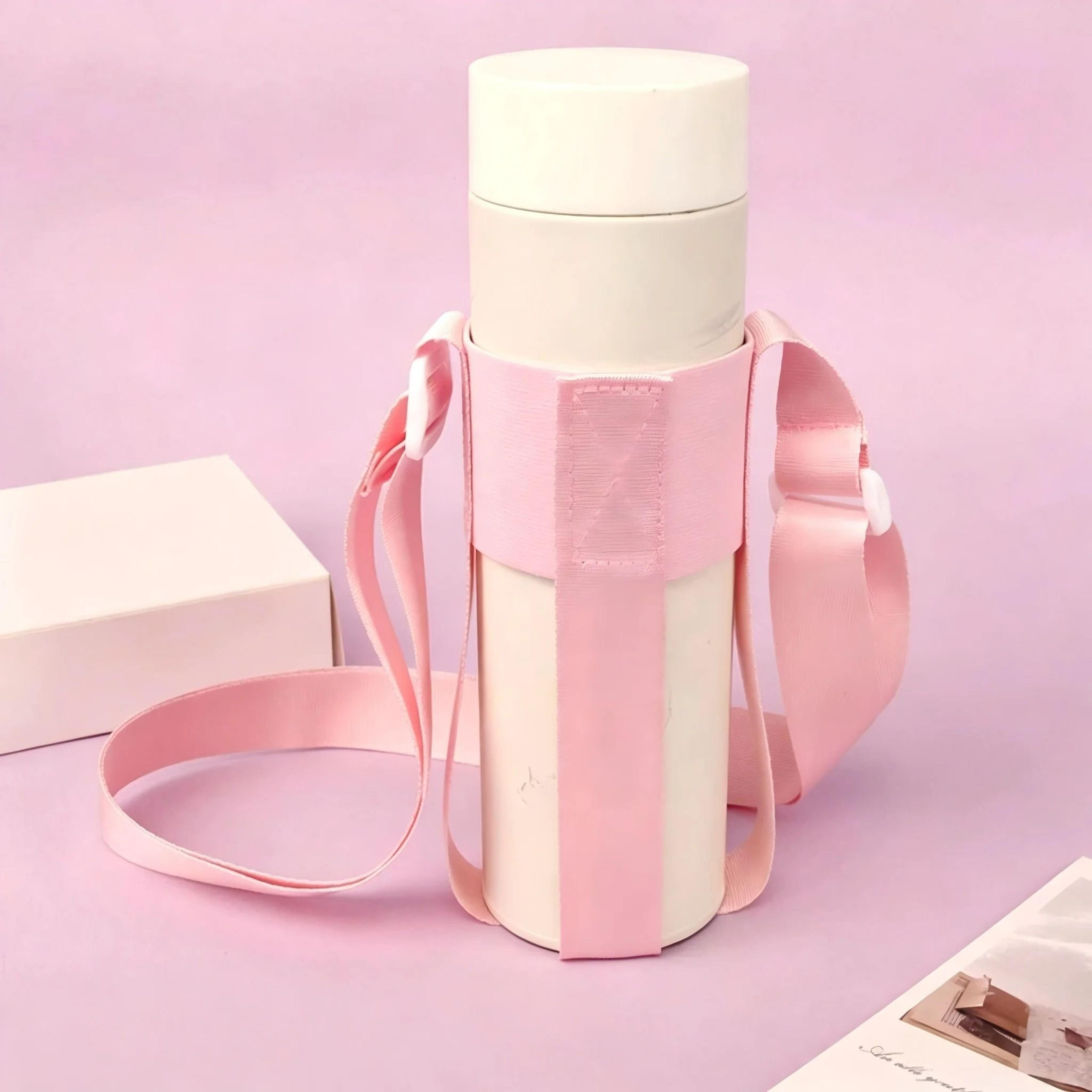 Crossbody Sling Water Bottle Carrier Bag With Adjustable Shoulder Strap 5