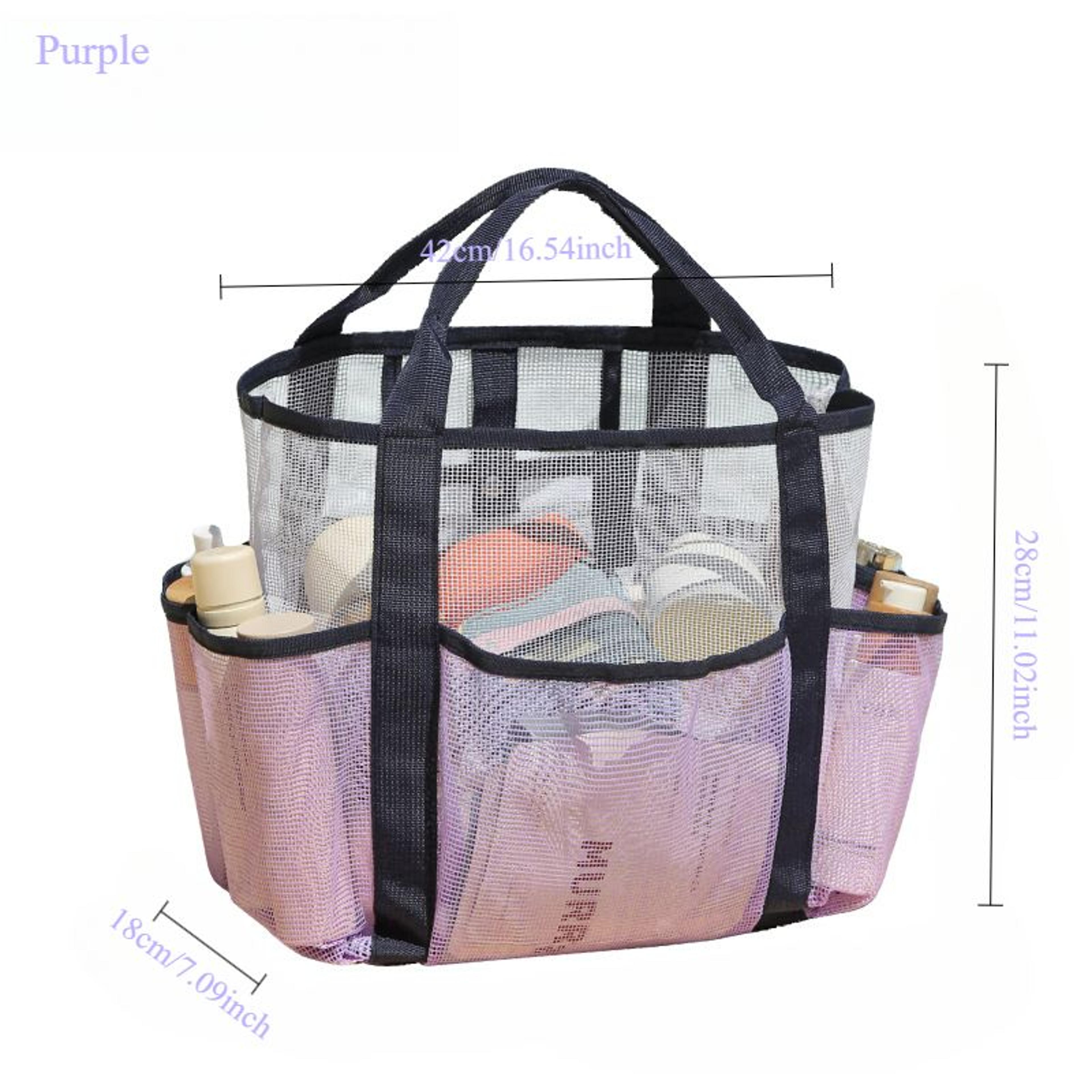 LargeCapacity MultiPocket Mesh Drainage Toiletry  Beach Bag 10