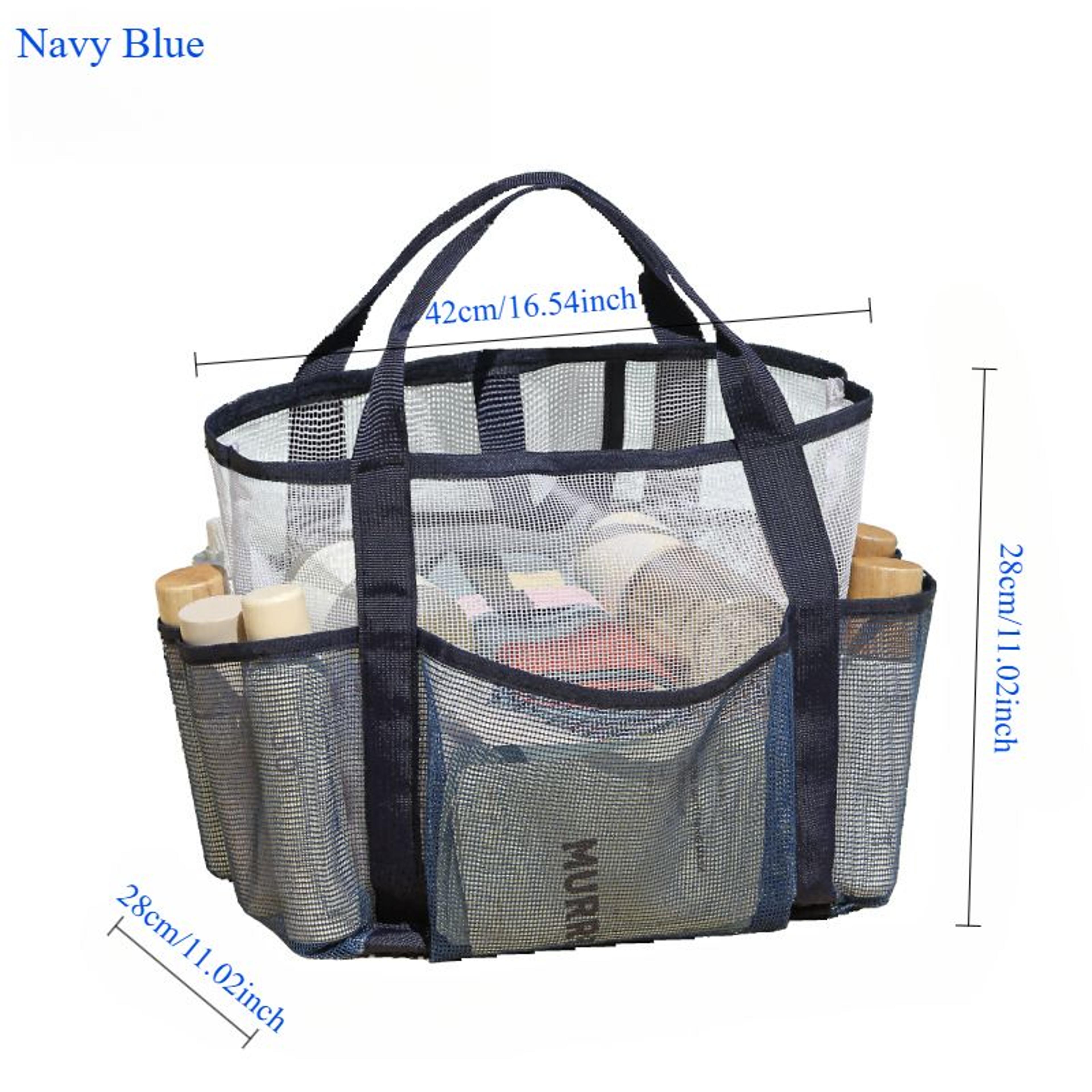 LargeCapacity MultiPocket Mesh Drainage Toiletry  Beach Bag 8