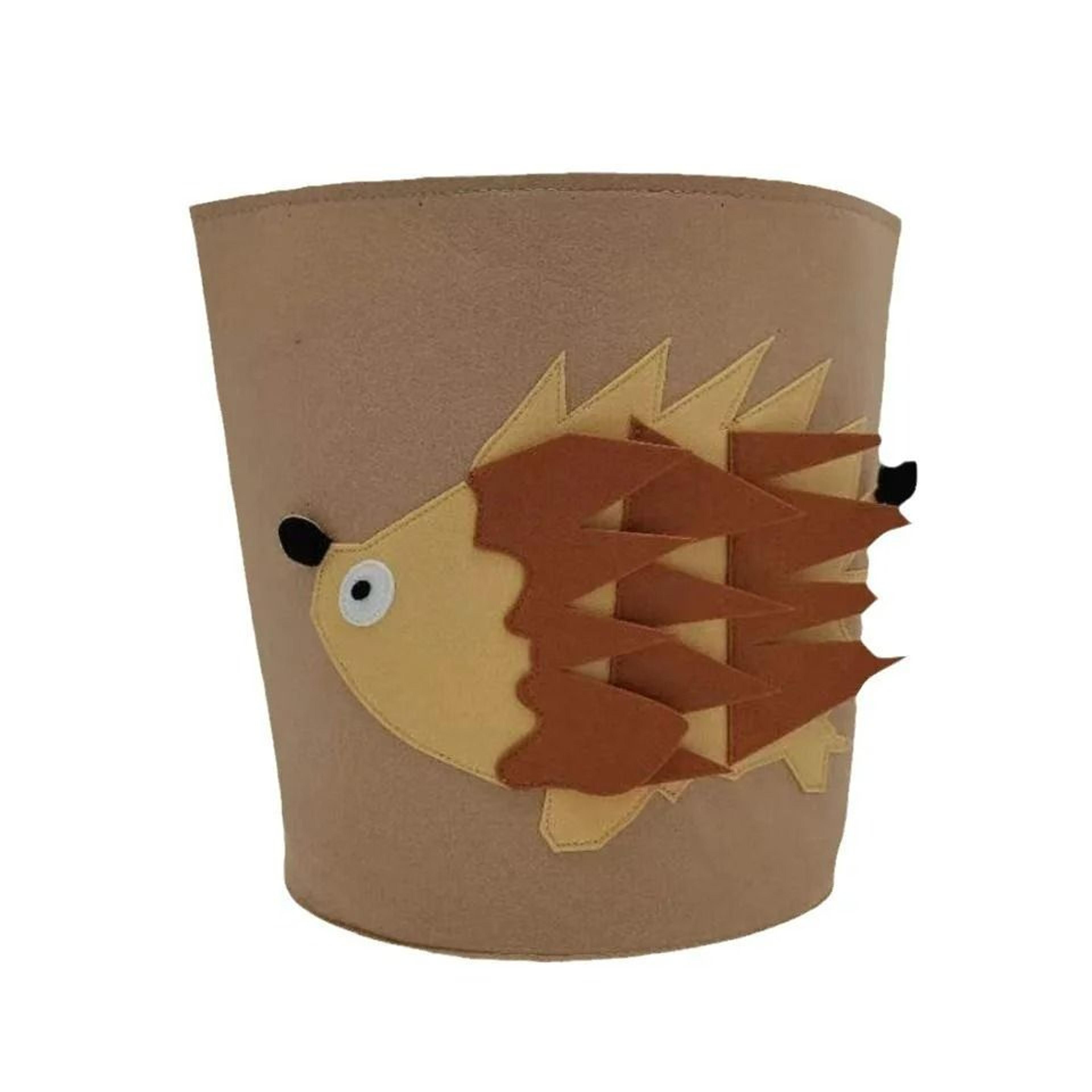 Cute Cartoon Felt Baby Storage Basket Animal Laundry Hamper Toy Organizer 11