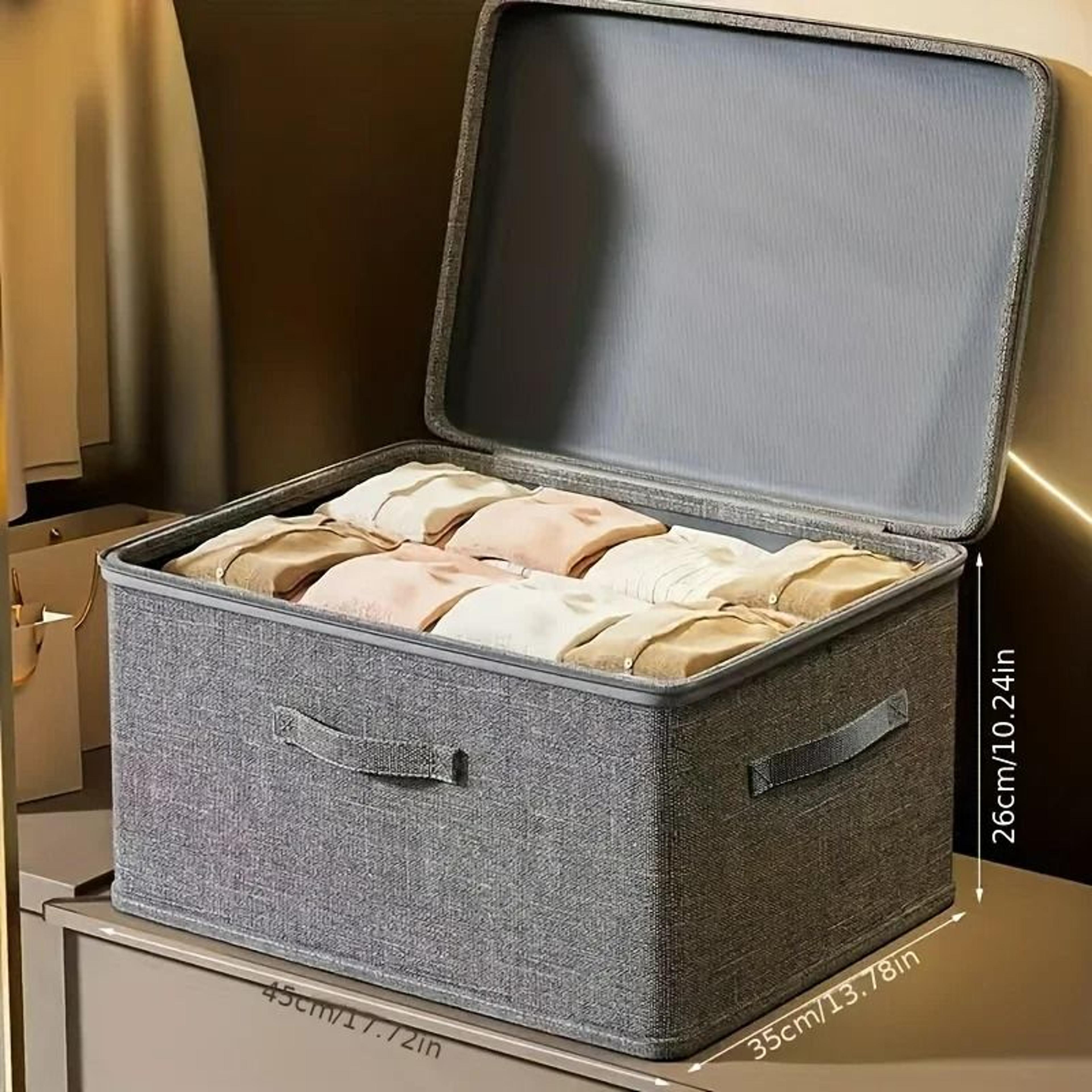 Stackable Waterproof Storage Box With Lid Multipurpose Household Organizer Container 3