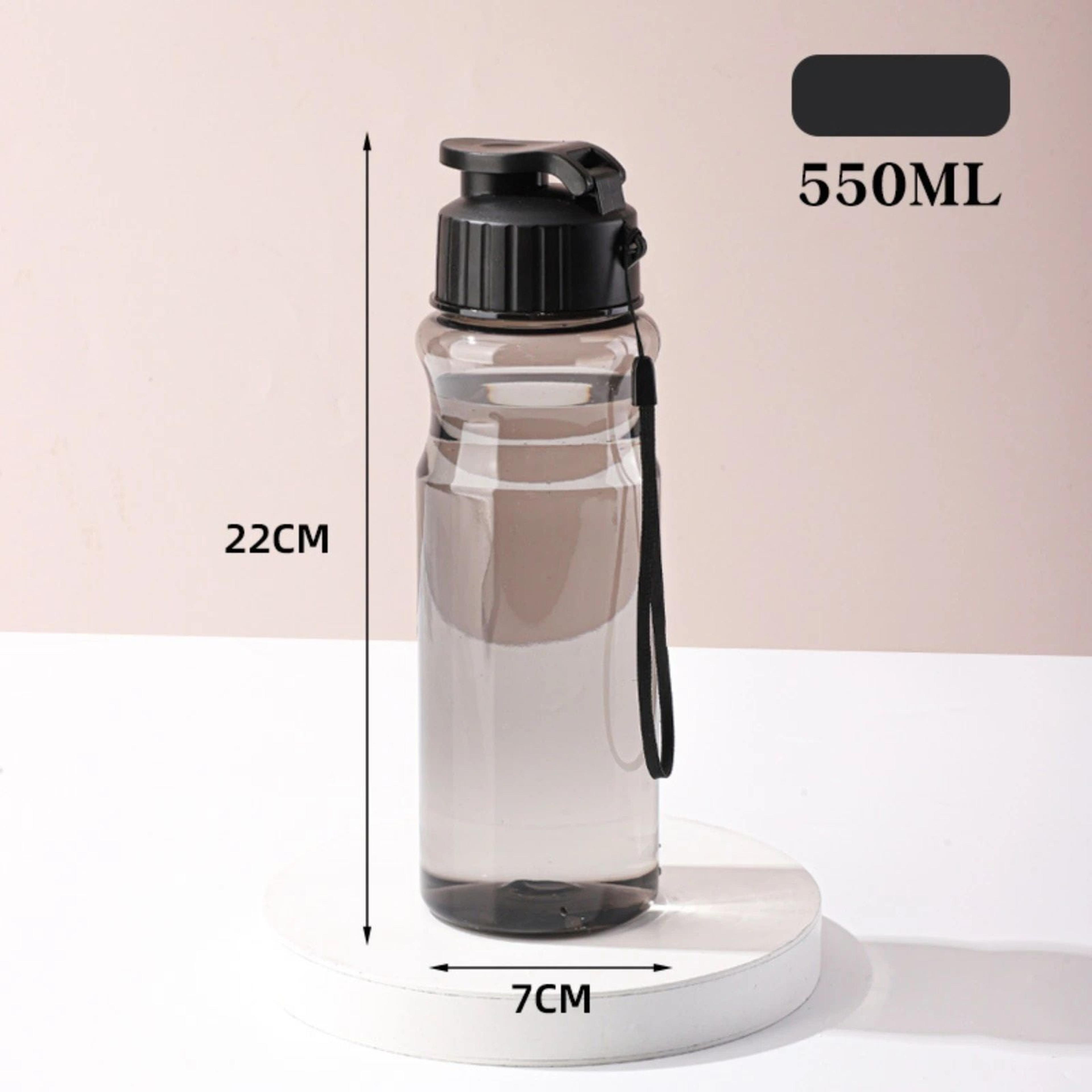 Portable Transparent Sports Water Bottle Leakproof 186 Oz Drink Cup For Gym And Travel 12