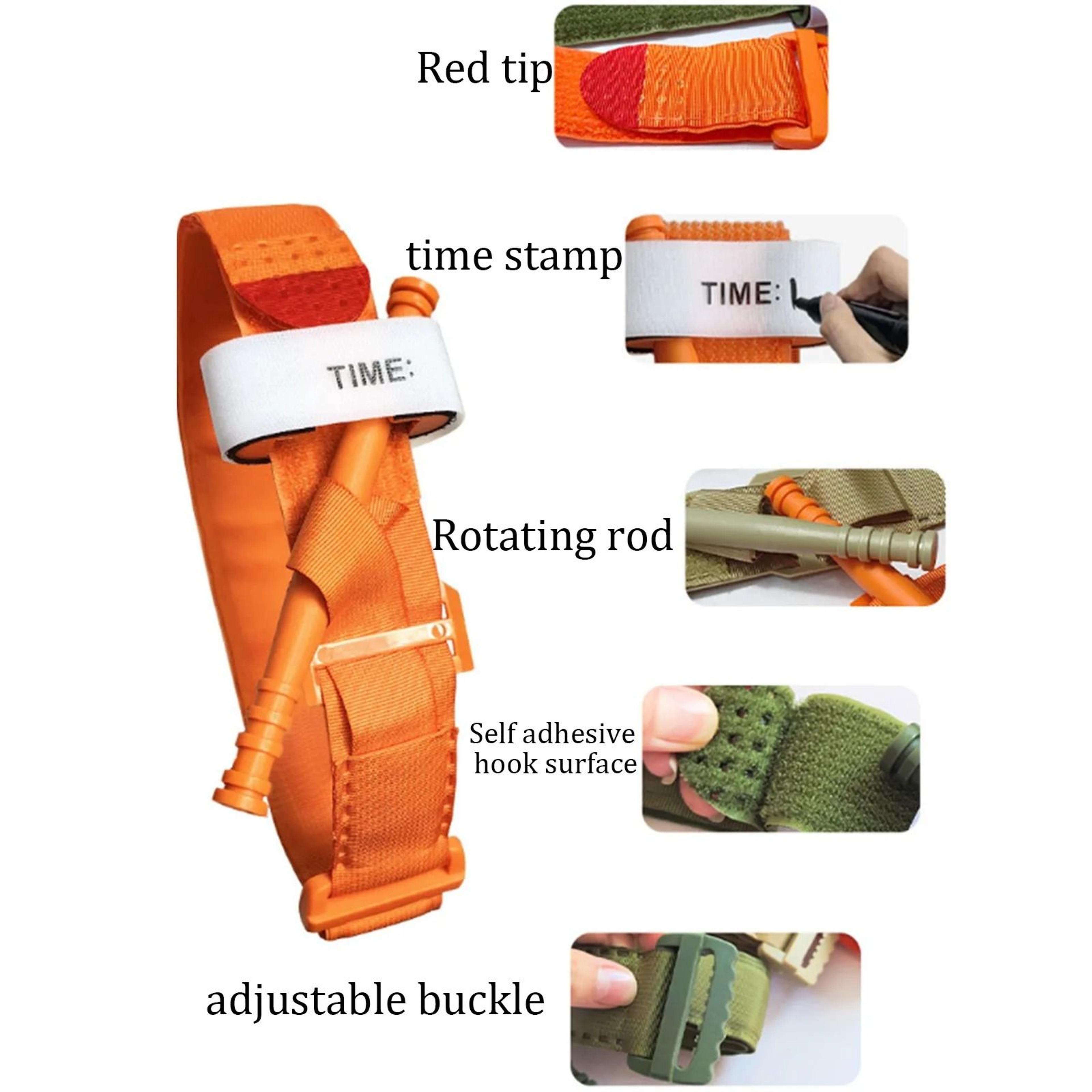 Portable Tactical Safety Tourniquet Emergency Medical Combat Bandage 5