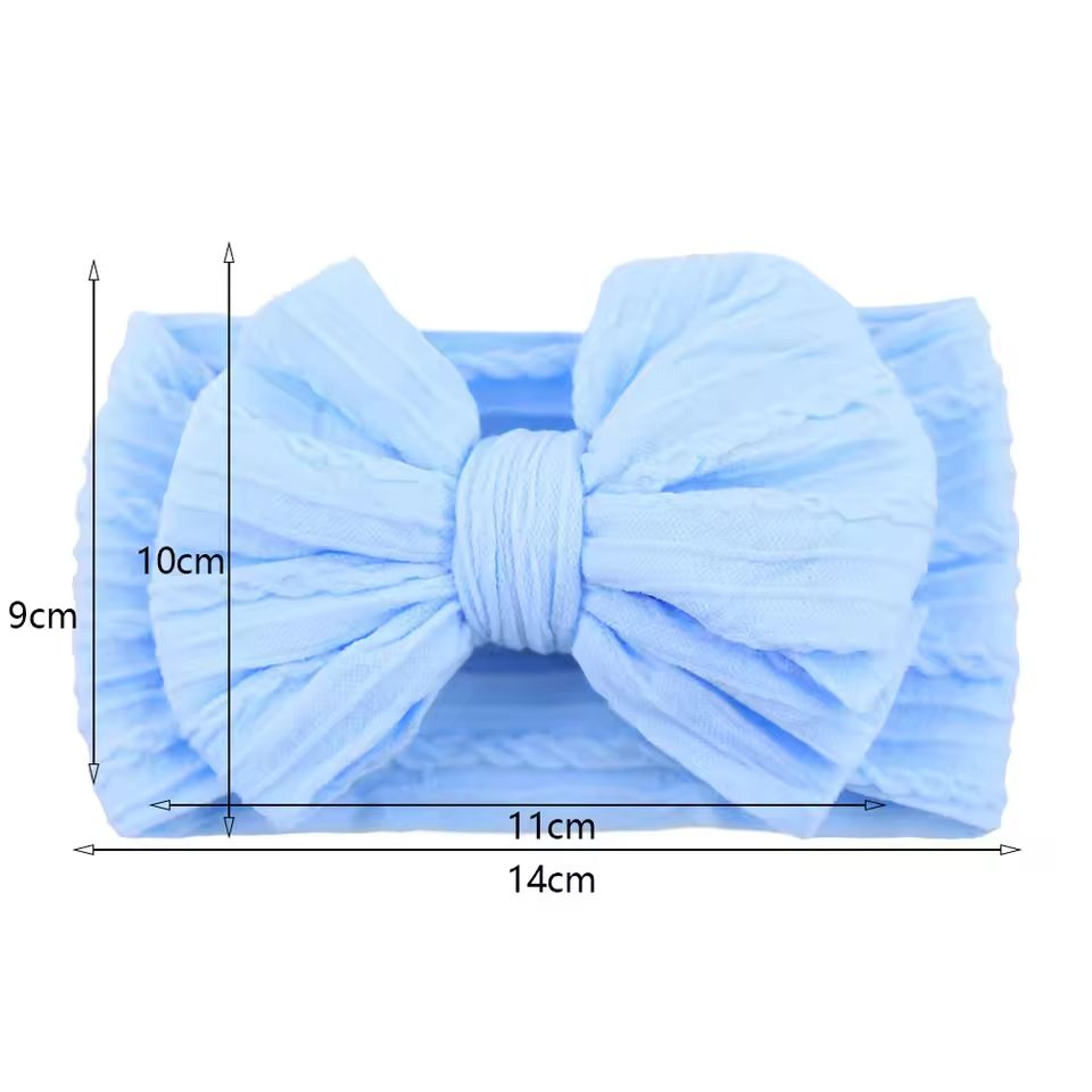 Soft Nylon Baby Headbands With Bow  Stretchy Newborn  Infant Hair Accessories For Girls And Boys 3