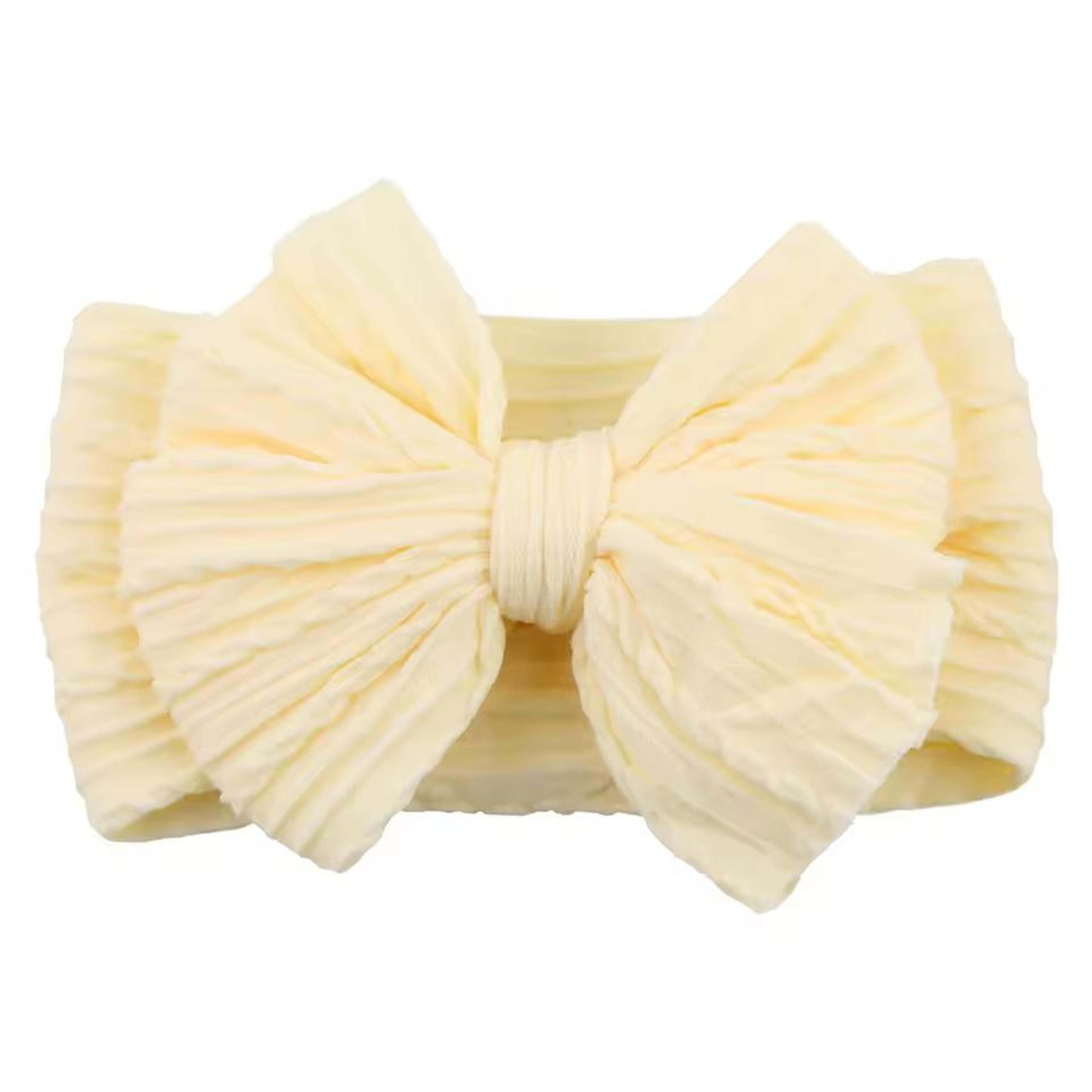 Soft Nylon Baby Headbands With Bow  Stretchy Newborn  Infant Hair Accessories For Girls And Boys 8